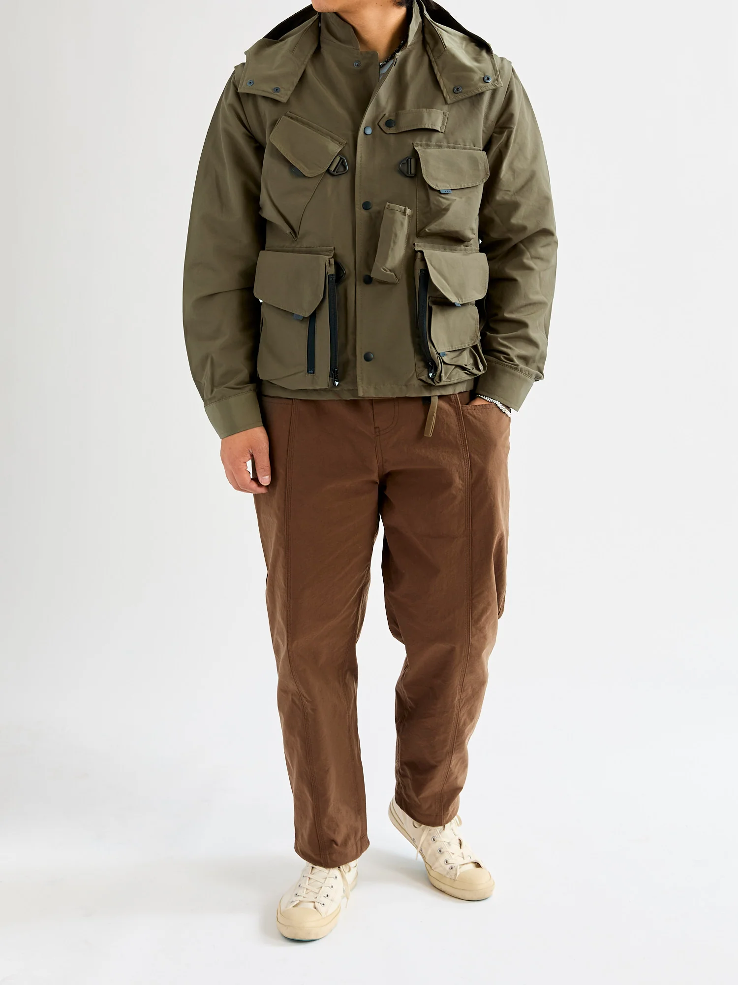 Crossgrain Tenkara Trout Parka in Olive - Image 8