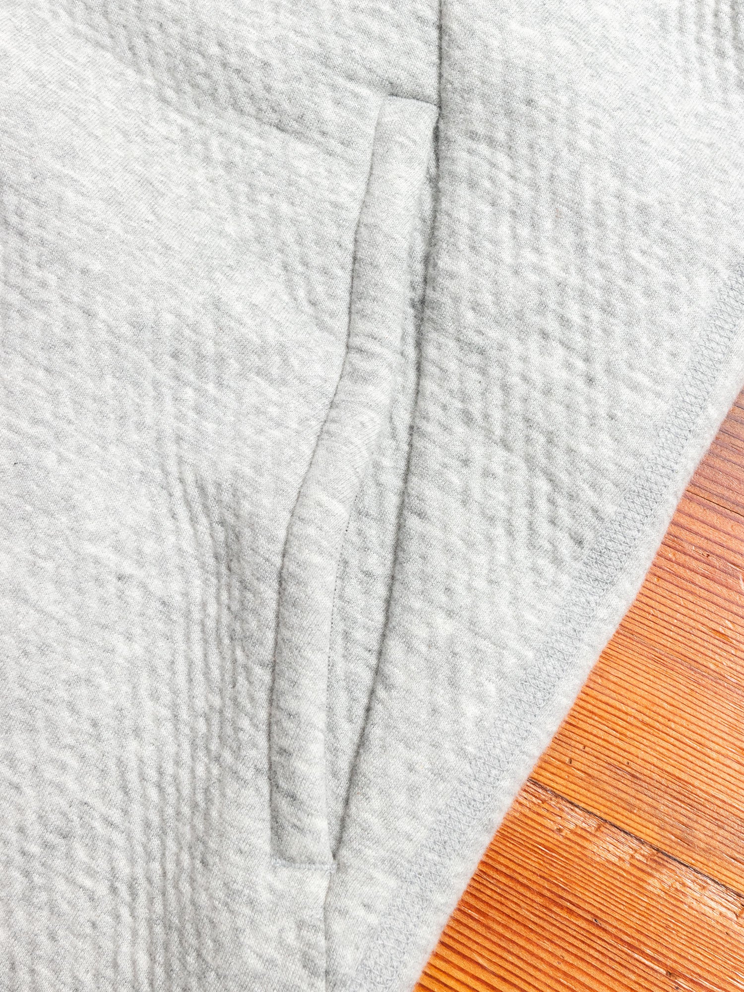 Cabin Fleece Zip Hoodie in Heather Grey - Image 5
