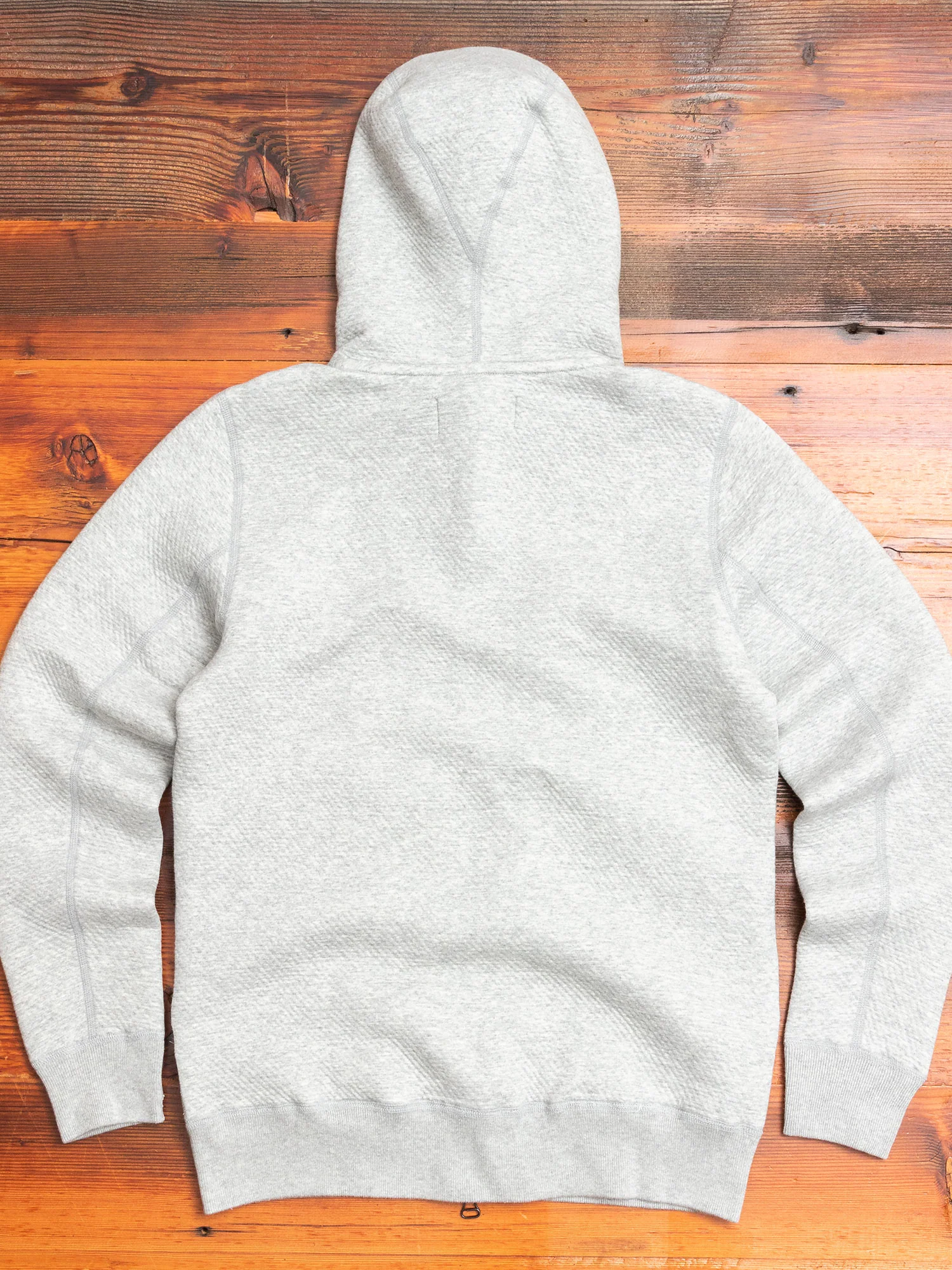 Cabin Fleece Zip Hoodie in Heather Grey - Image 7