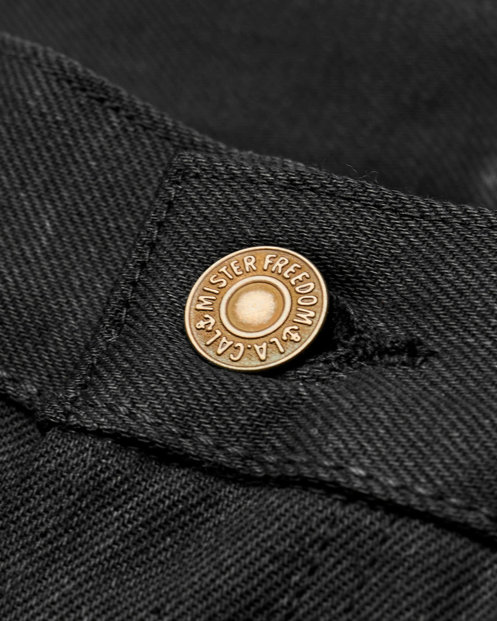 Lot 64 "Vidalia Mills" 14oz Black Selvedge Denim - Classic Tapered Fit - Image 9