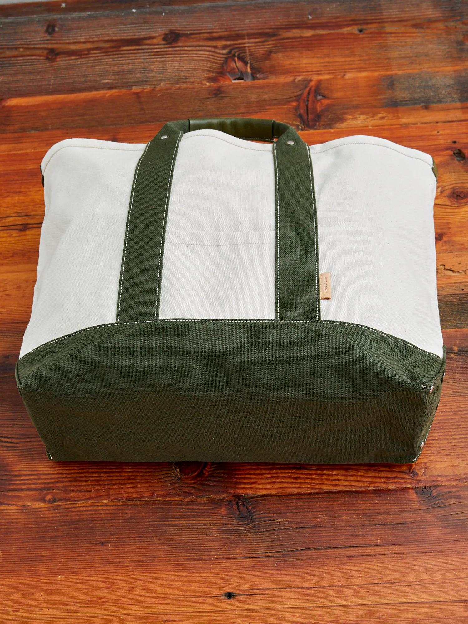 Campus Big Tote Bag in Khaki - Image 6