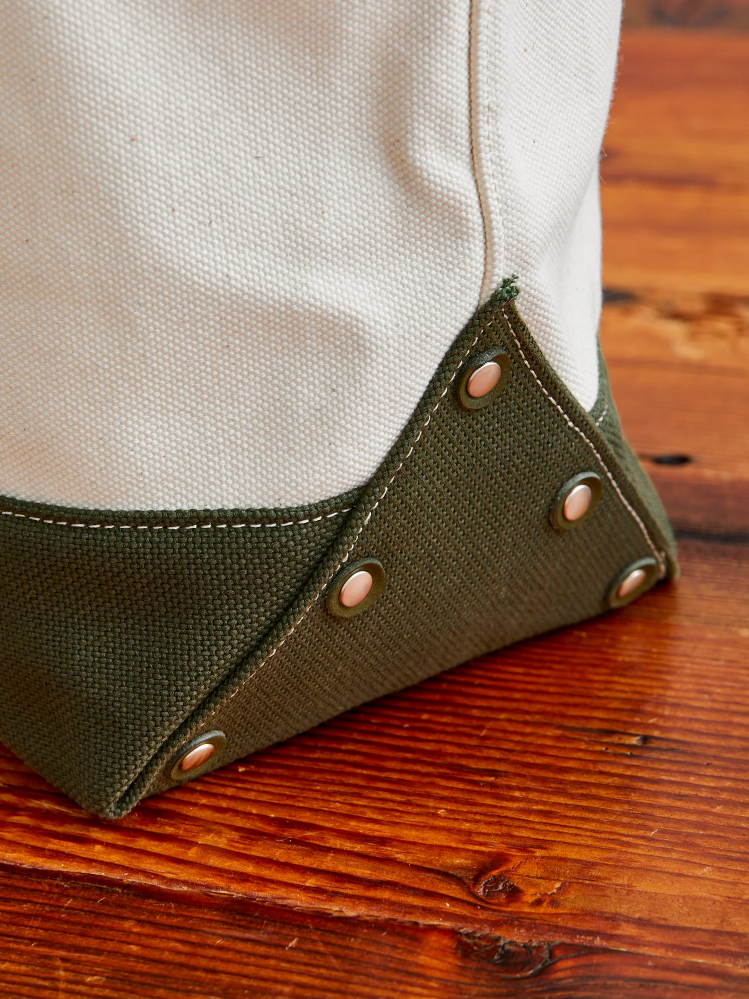 Campus Big Tote Bag in Khaki - Image 8