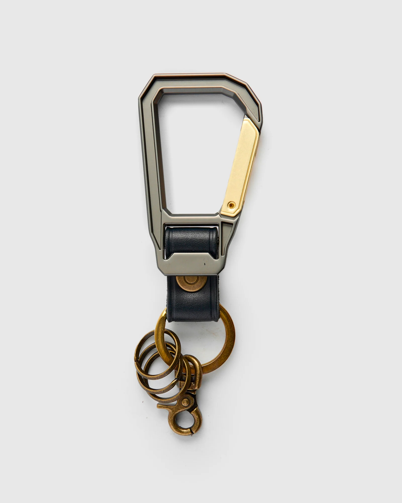 Carabiner Keychain in Navy - Image 4