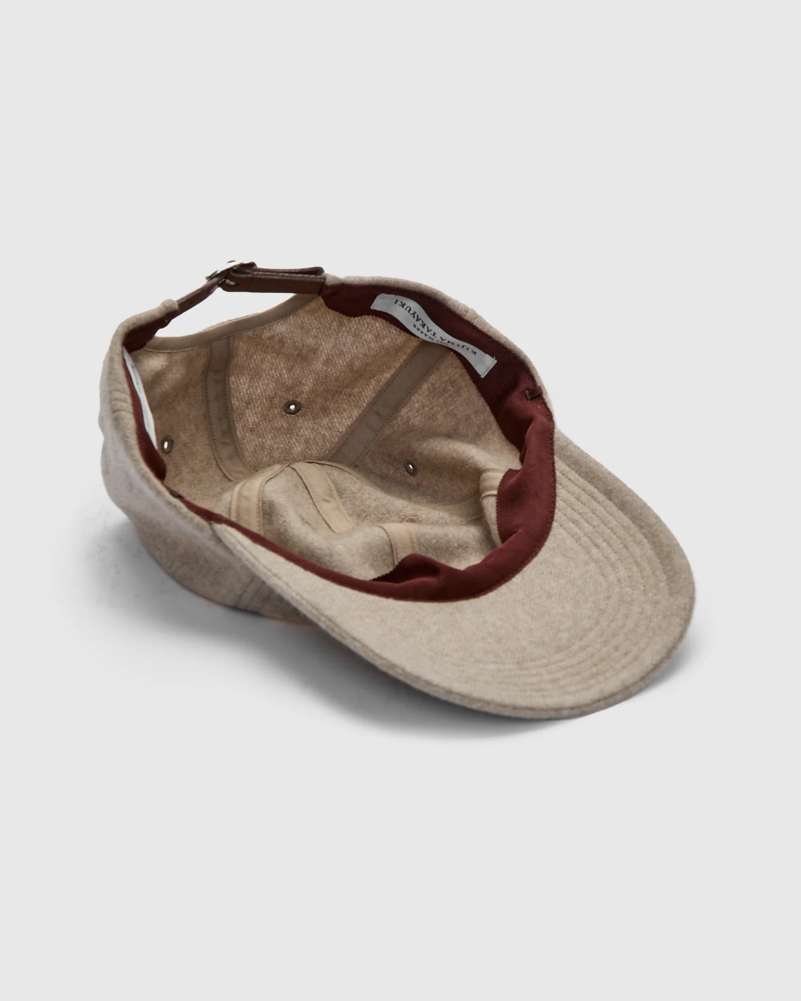 Cashmere BB Cap in Top Beige - Image 4