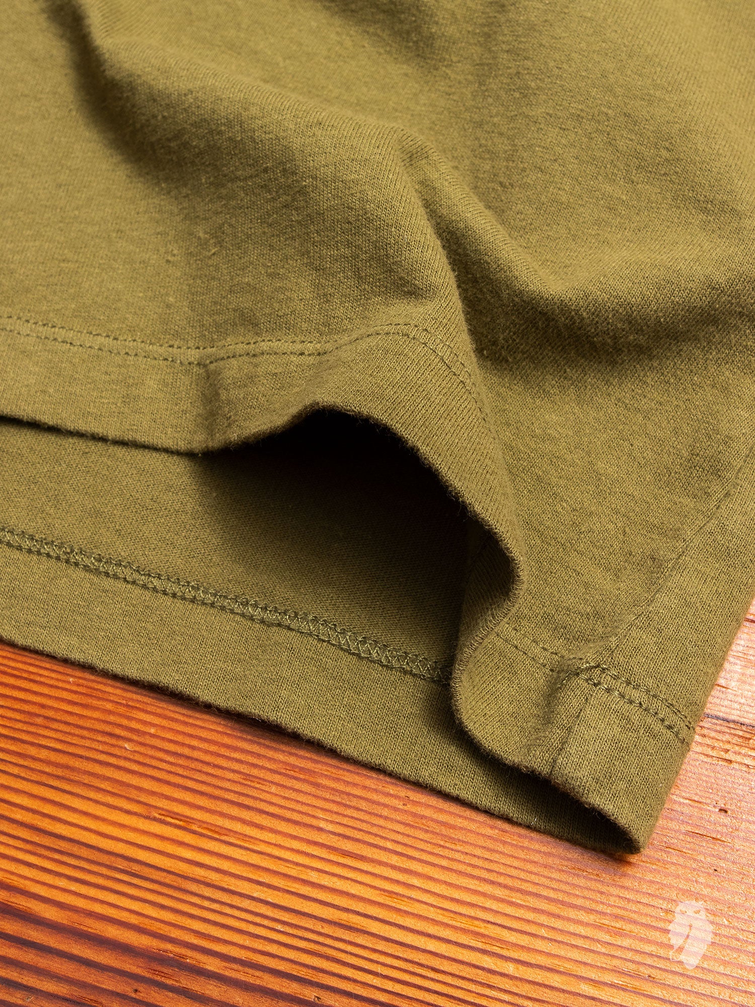 Casual T-Shirt in Olive - Image 7