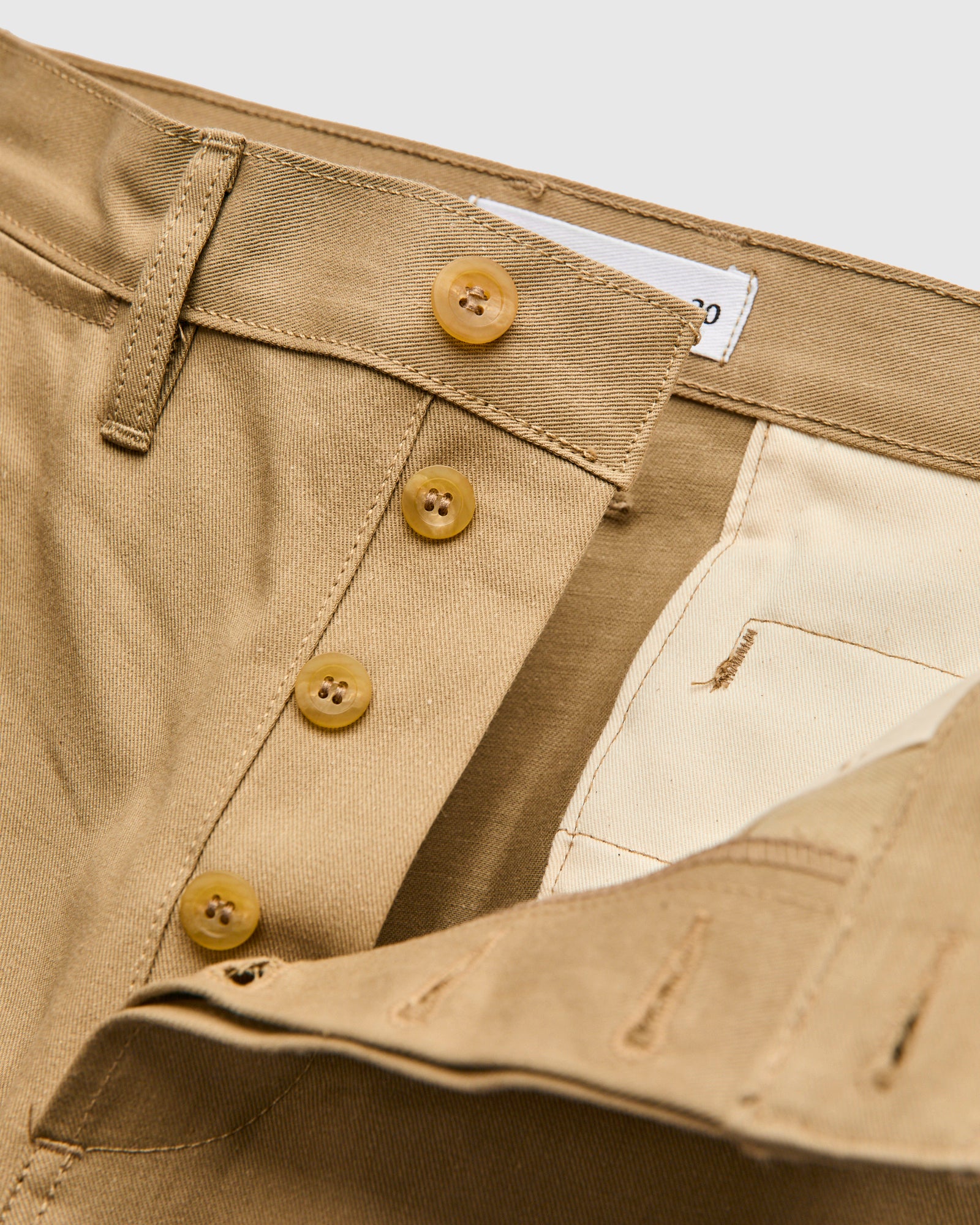 CH-44x 12oz Selvedge Chino in Beige - Image 6