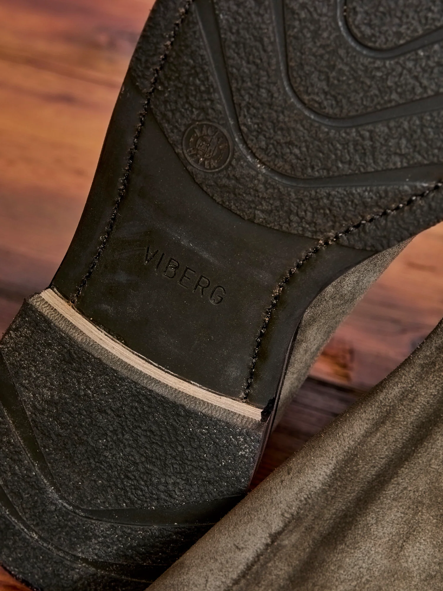 Chelsea Boot 2030 in Dark Olive Janus Calf Suede - Image 8