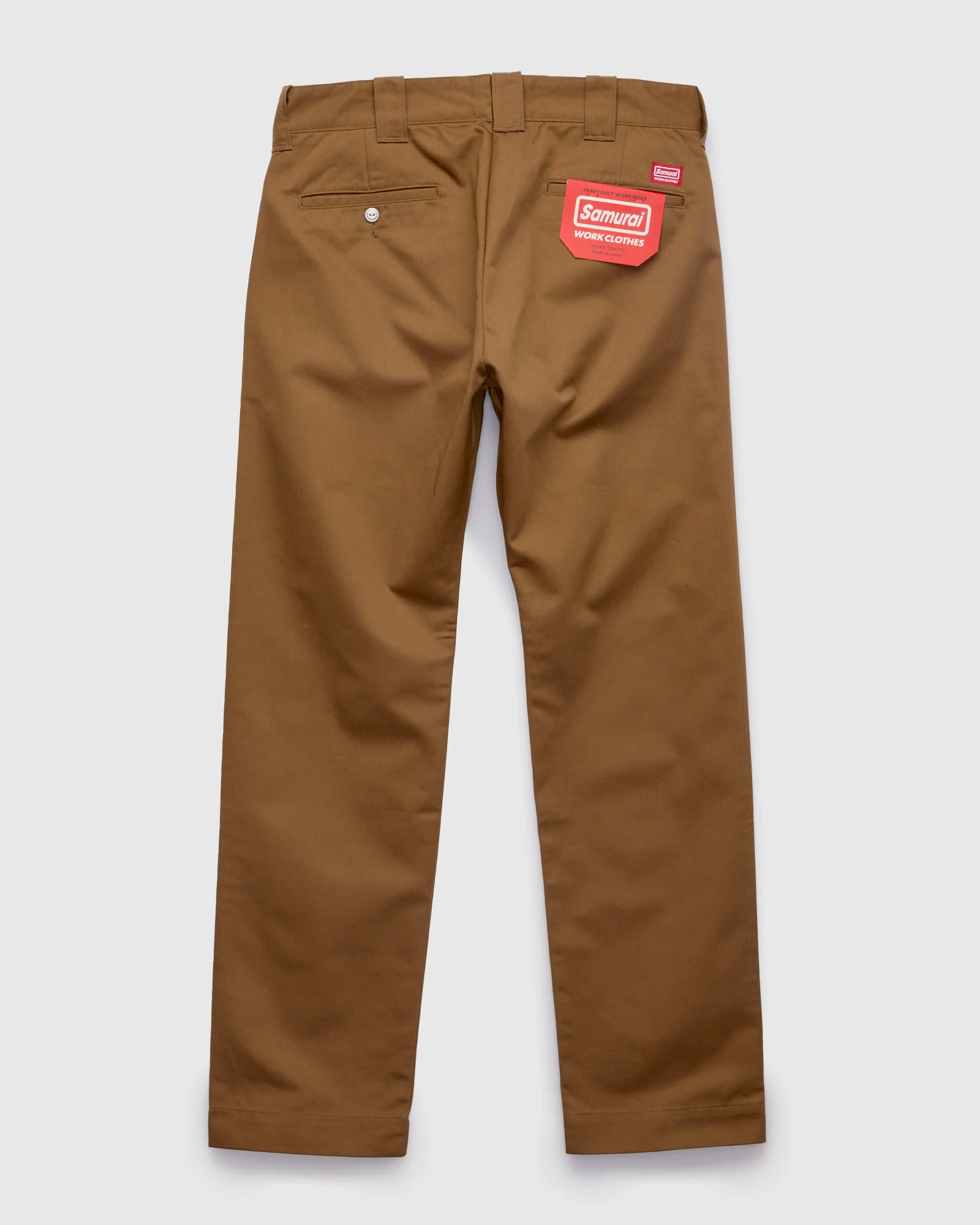 Chino Twill Work Trousers in Beige - Image 2