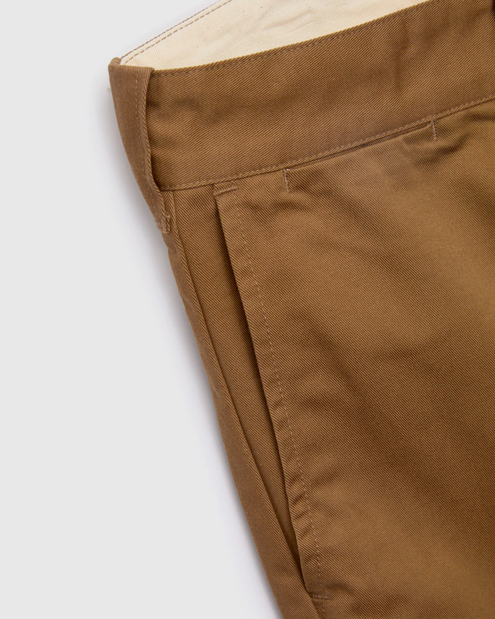 Chino Twill Work Trousers in Beige - Image 5