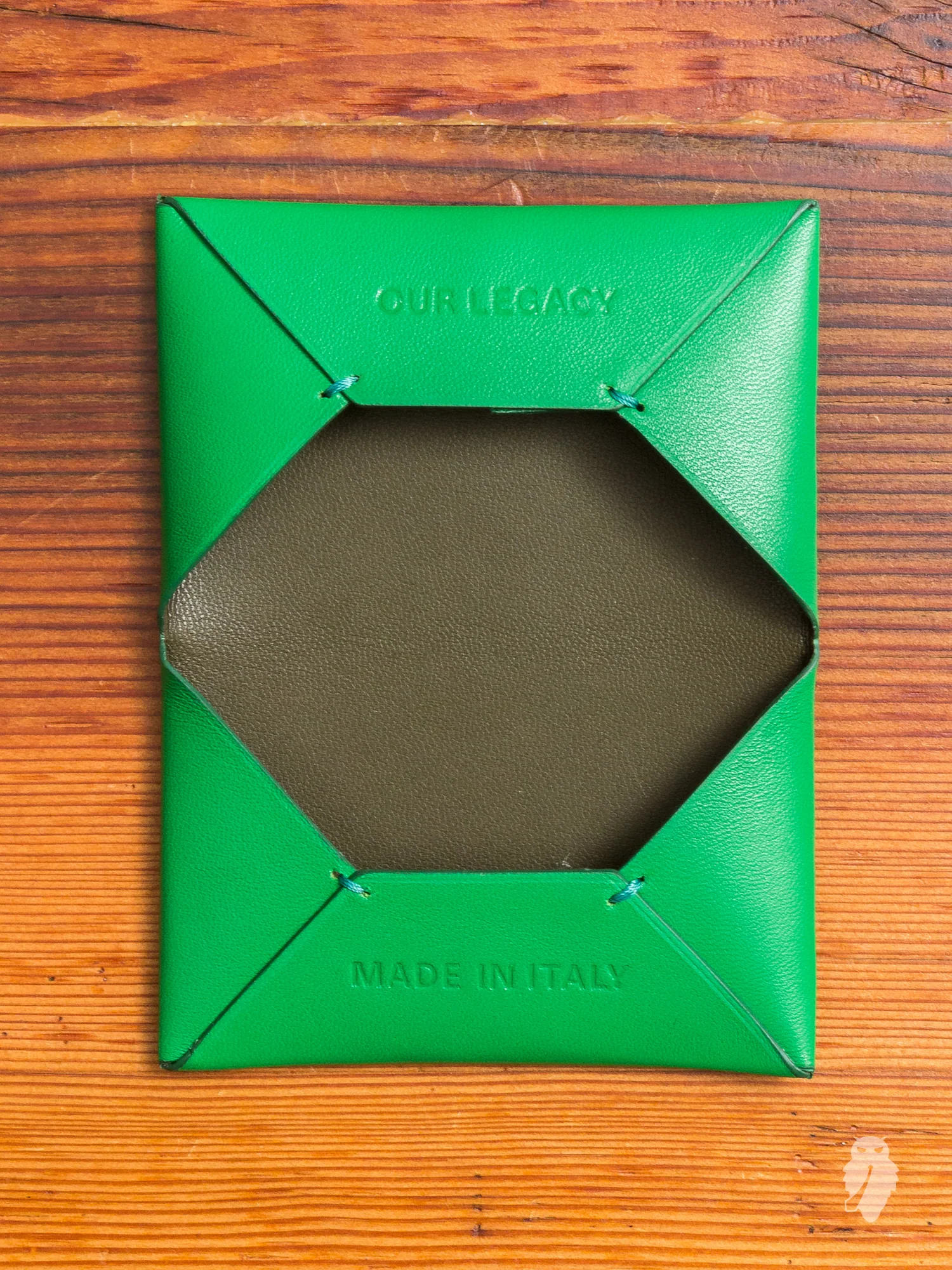 "Chorus" Leather Cardholder in Ectoplasm - Image 2