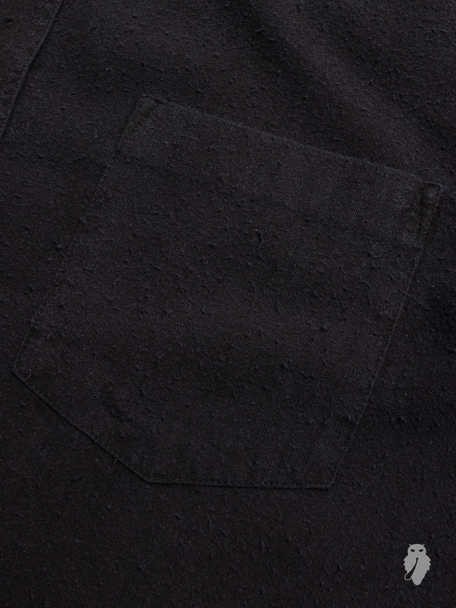 Classic Shirt in Black Silk - Image 4