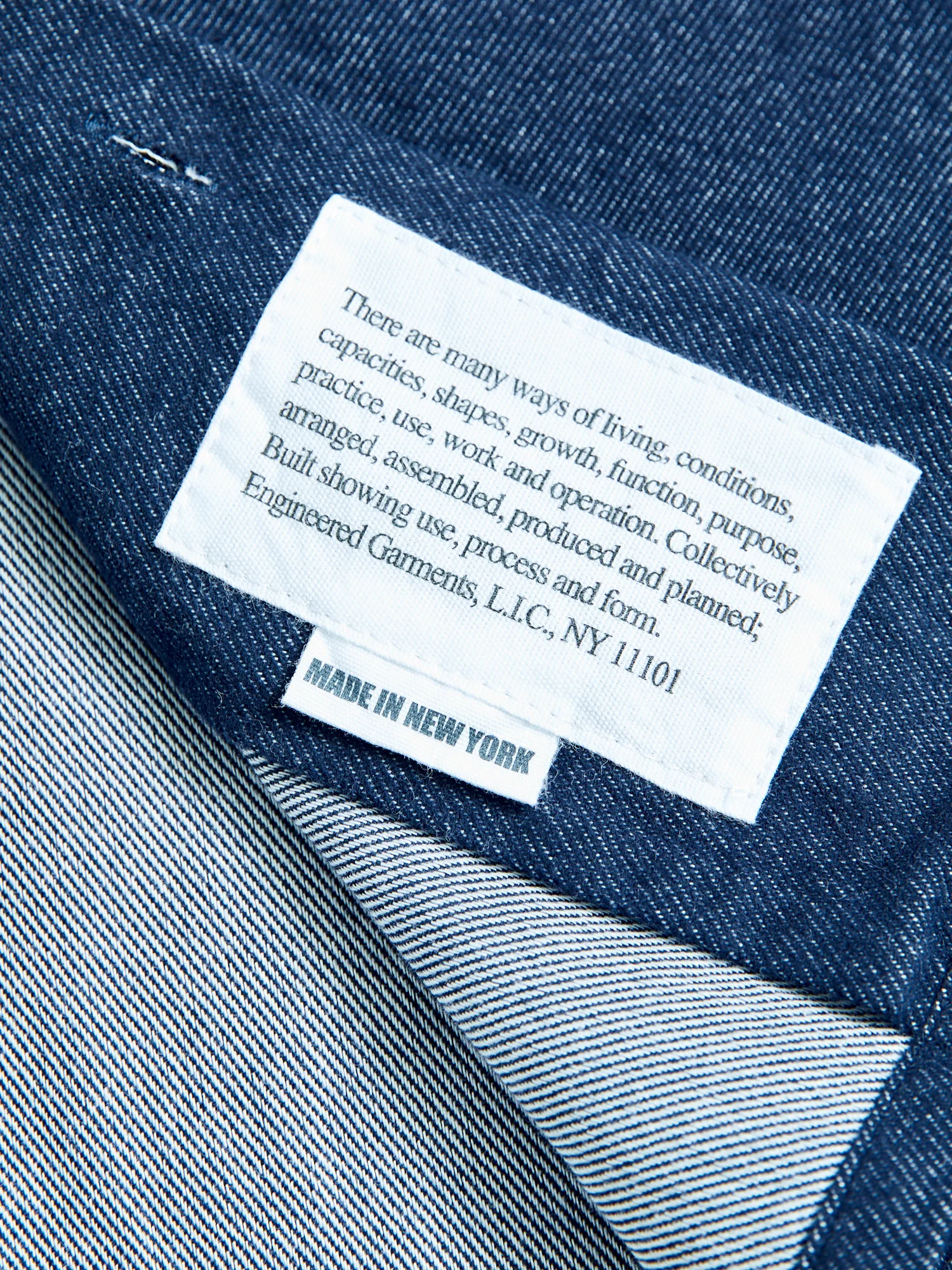 Classic Shirt in Indigo Cotton Denim Flannel - Image 8