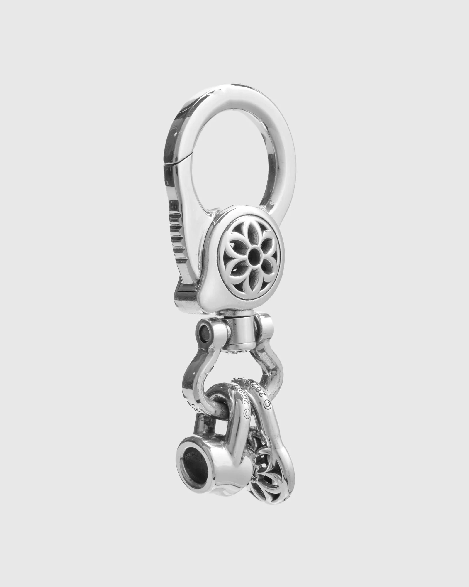 Clip 8 Keychain Size A in Sterling Silver - Image 3