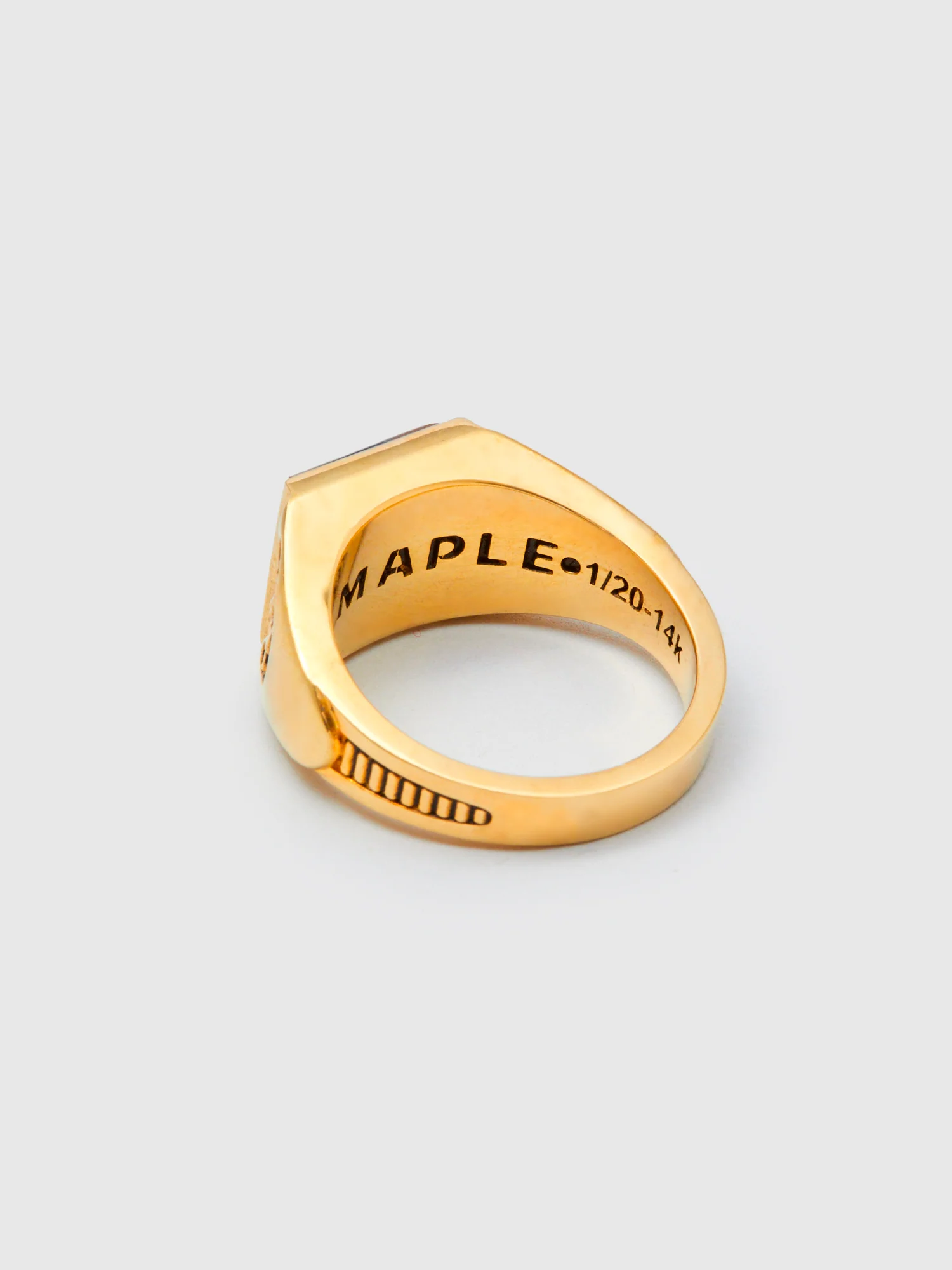 Collegiate Ring in Gold/Tiger Eye - Image 3