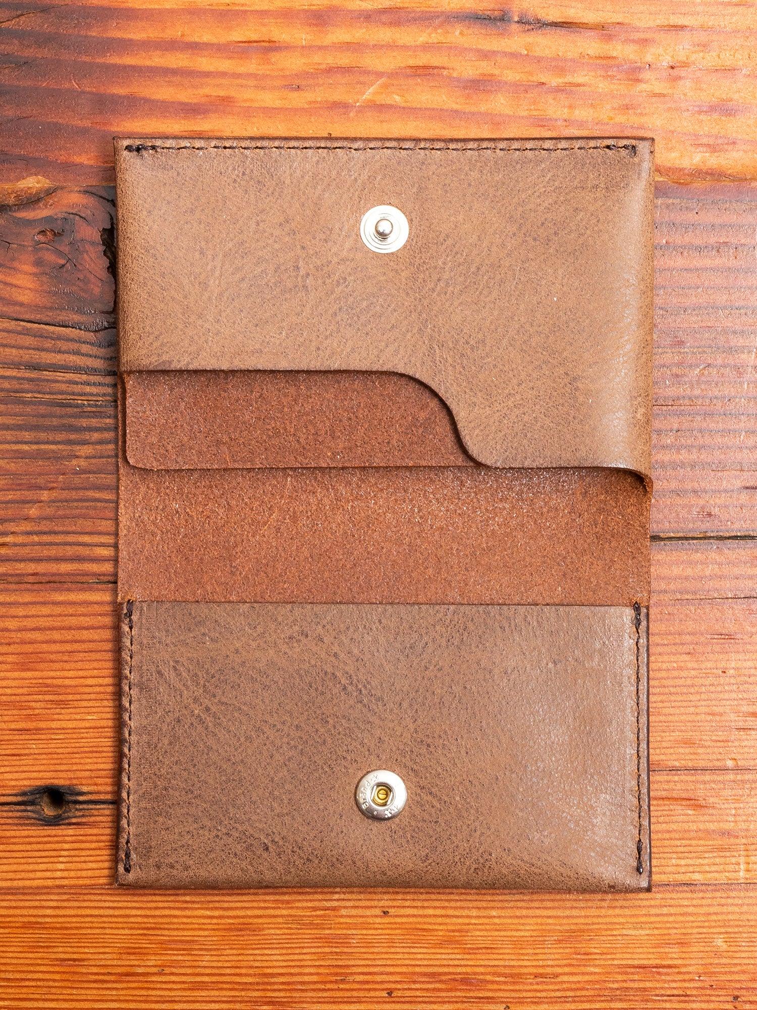 Compact Card Case in Choco - Image 3