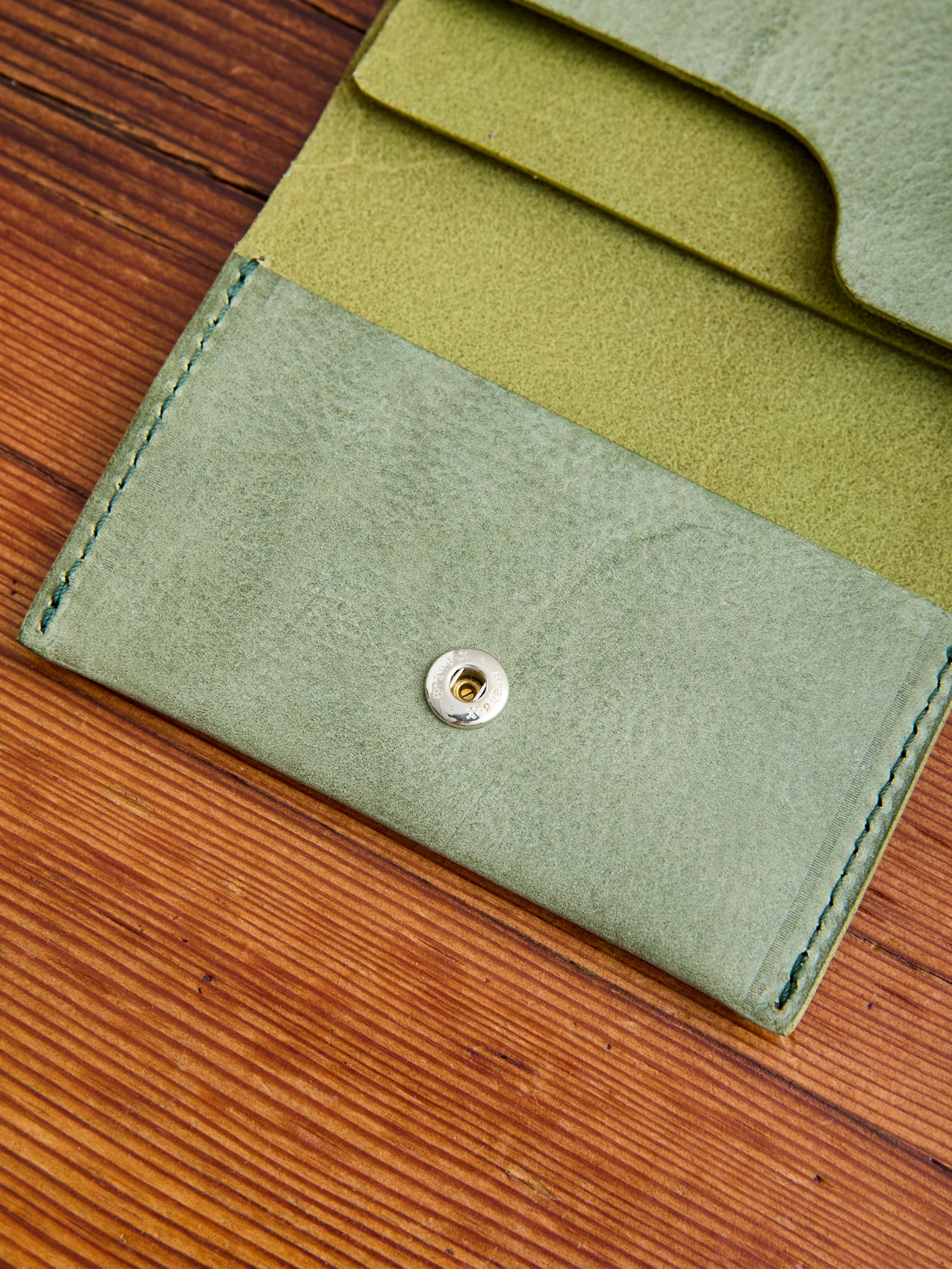Compact Card Case in Green - Image 4