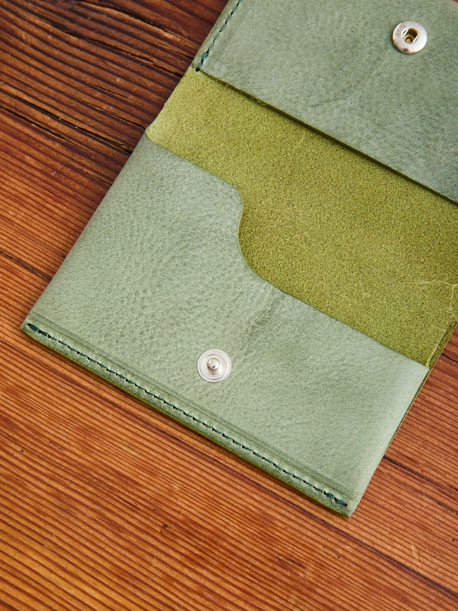 Compact Card Case in Green - Image 5