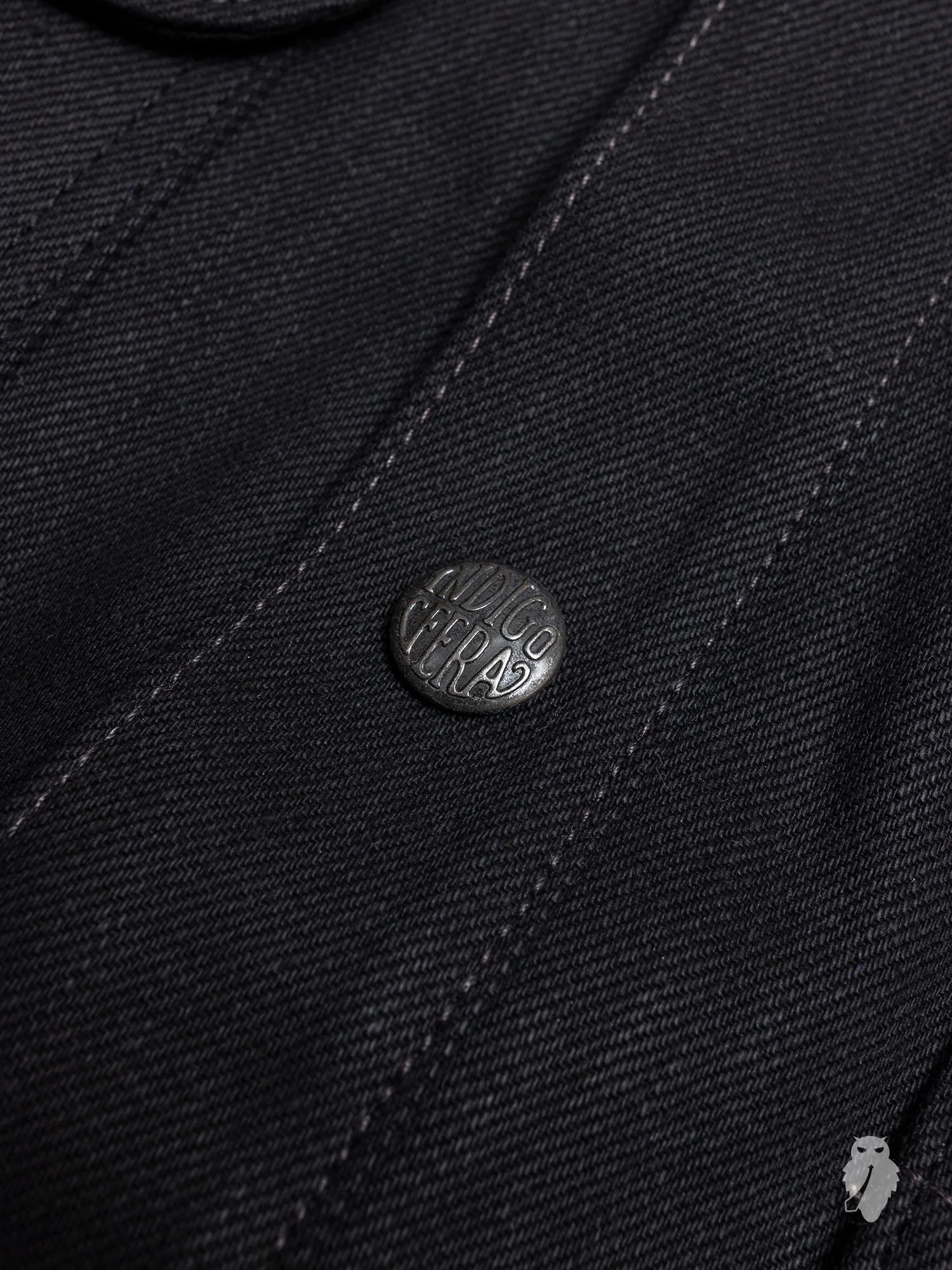 Copeland 14oz Denim Shirt in Black - Image 4