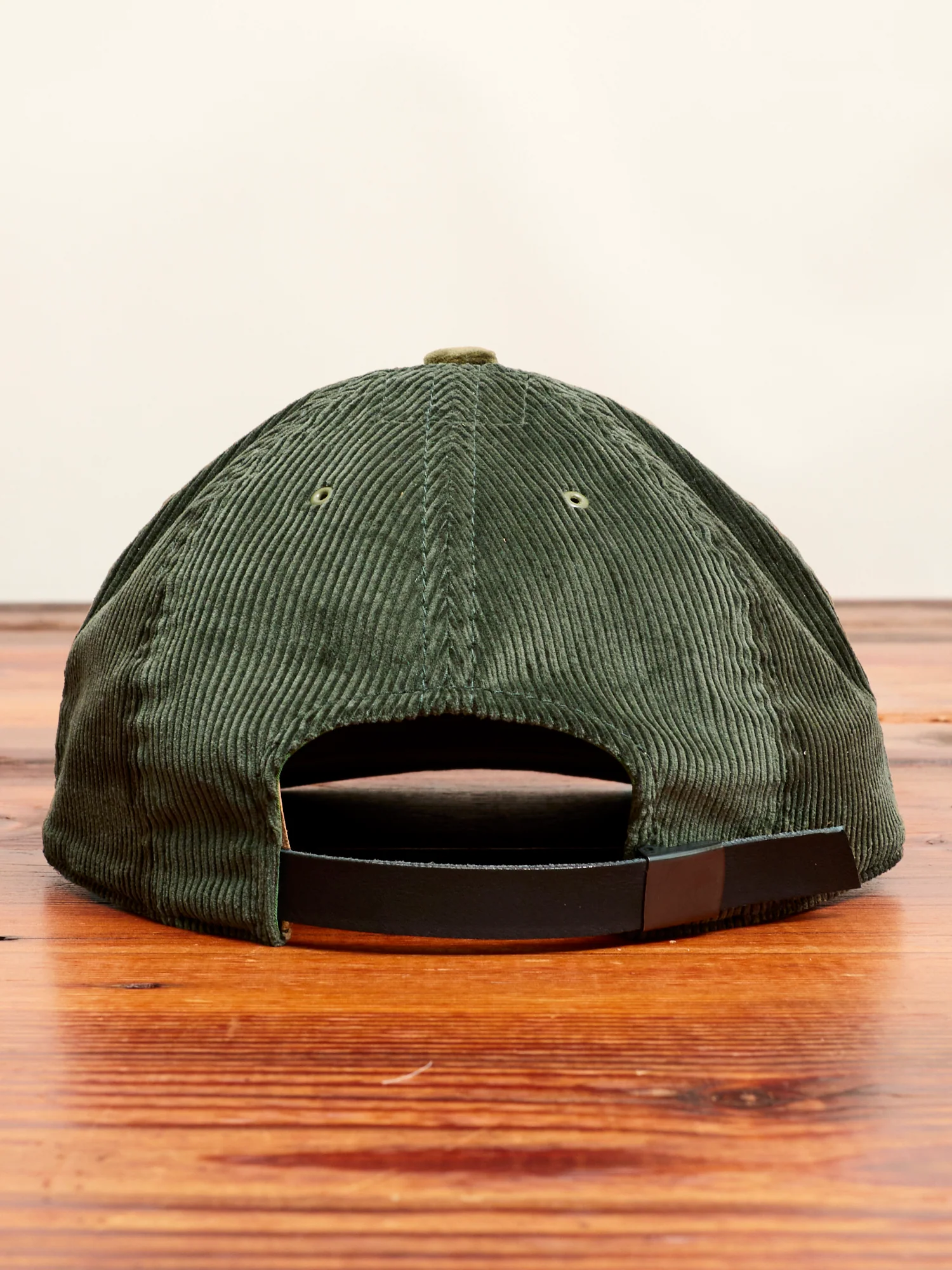 Cord & Velvet Cap in Olive - Image 5