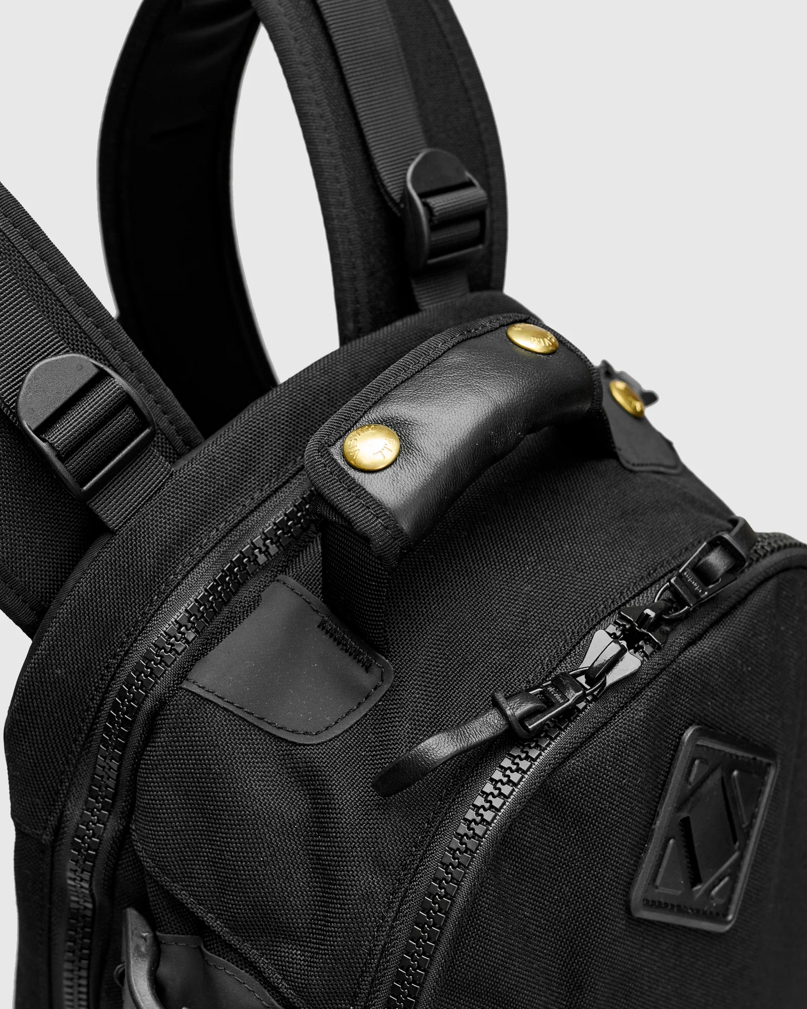 Cordura 20L Backpack in Black Lambskin - Image 6