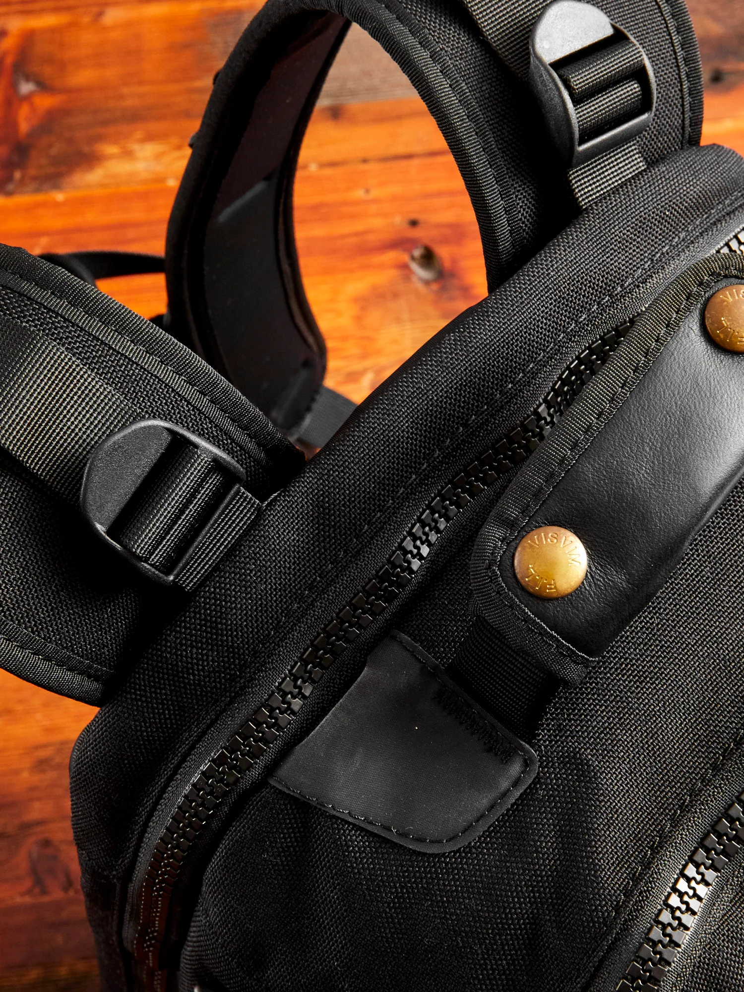 Cordura 20L Backpack in Black Lambskin - Image 12