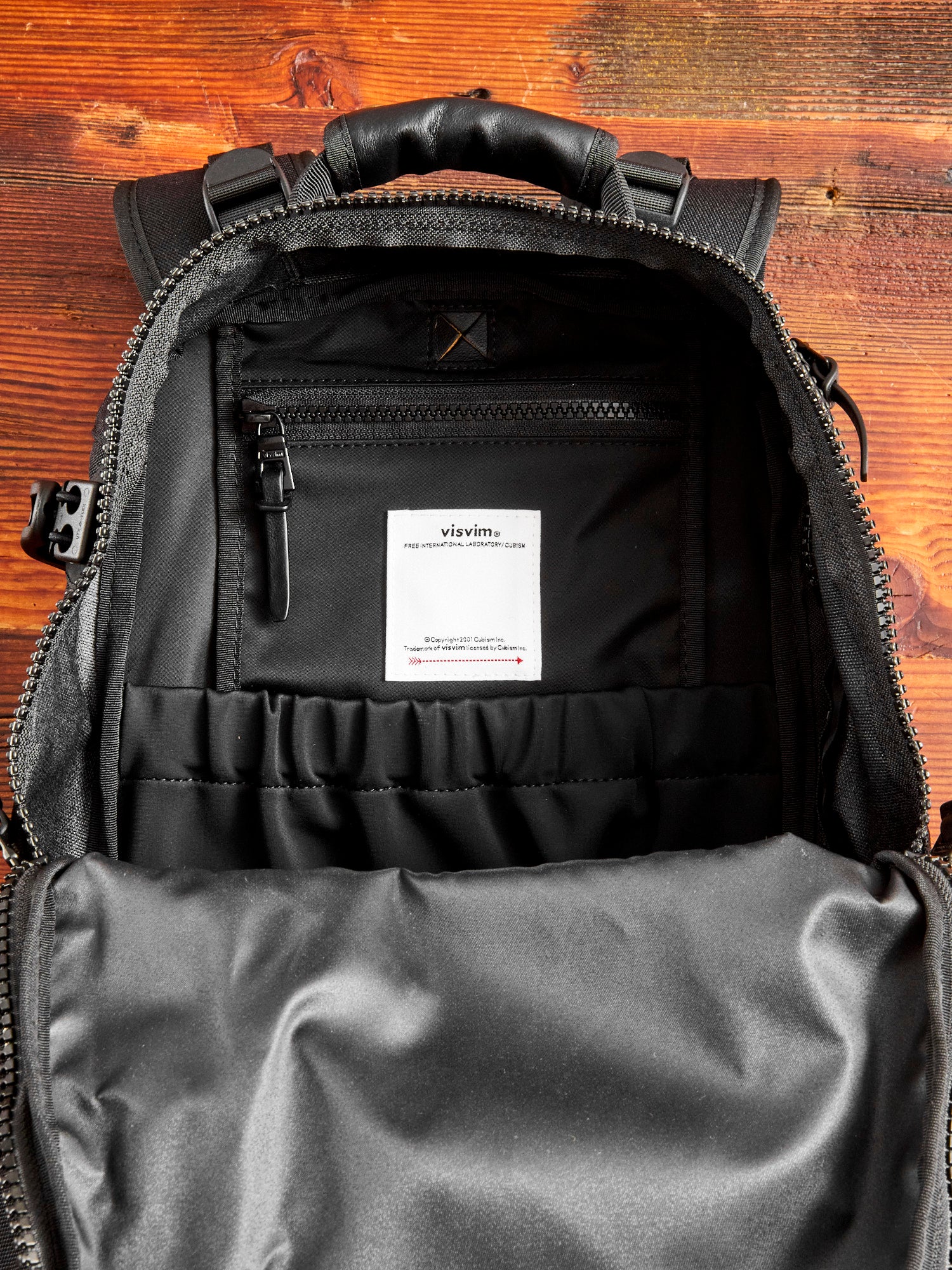 Cordura 20L Backpack in Black Lambskin - Image 14