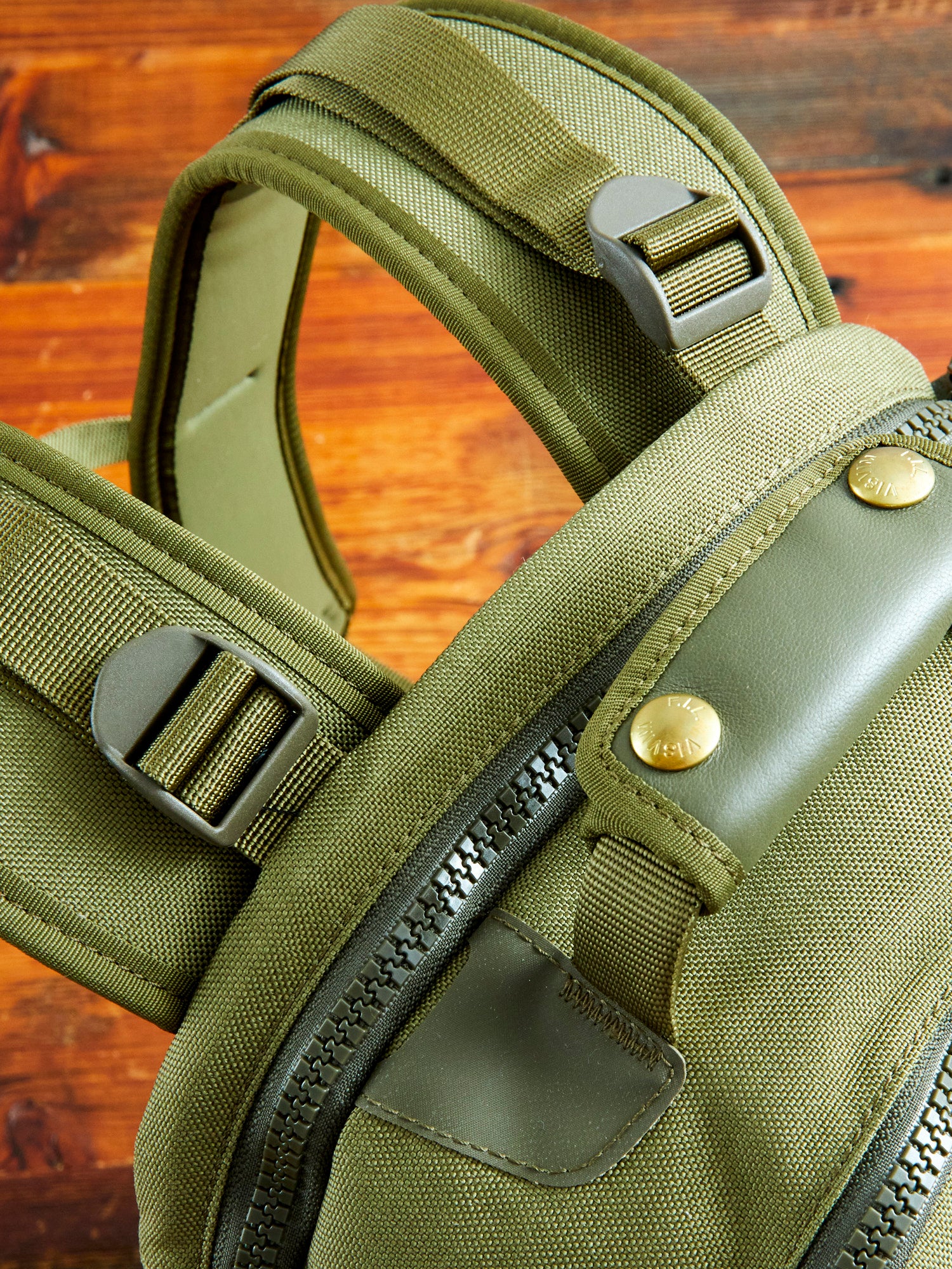 Cordura 20L Backpack in Olive Lambskin - Image 12