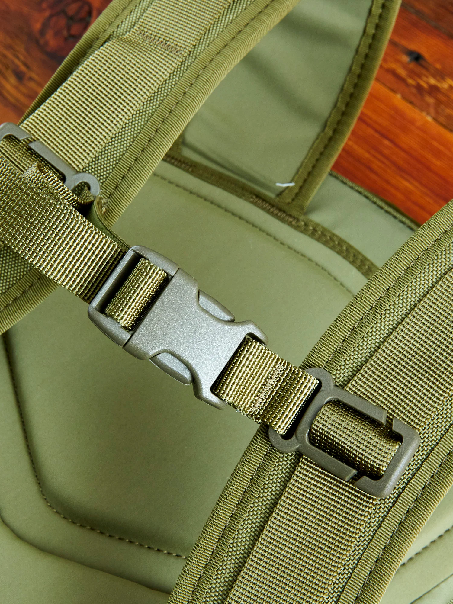 Cordura 20L Backpack in Olive Lambskin - Image 13