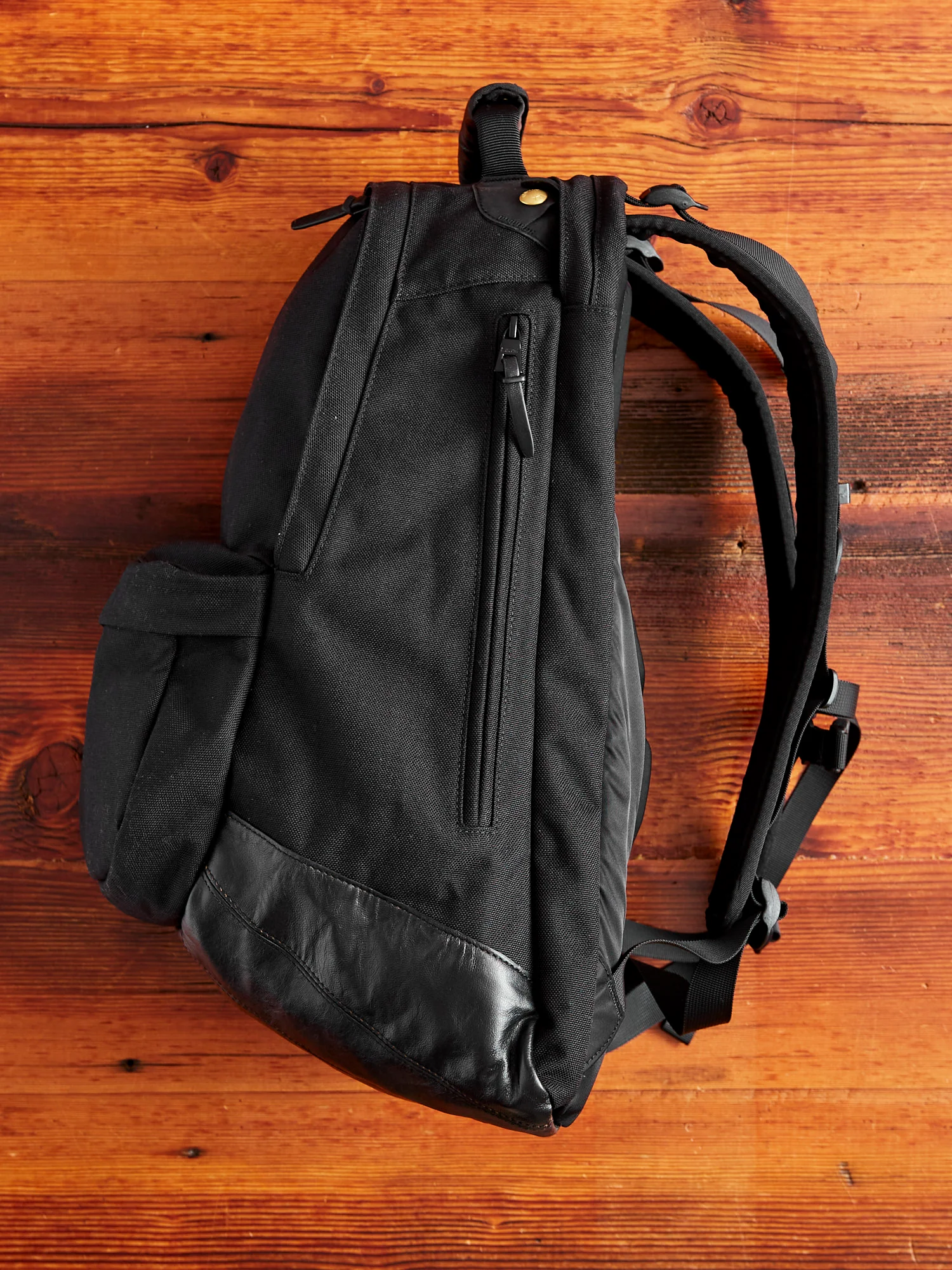 Cordura 22L Backpack in Black Lambskin - Image 3