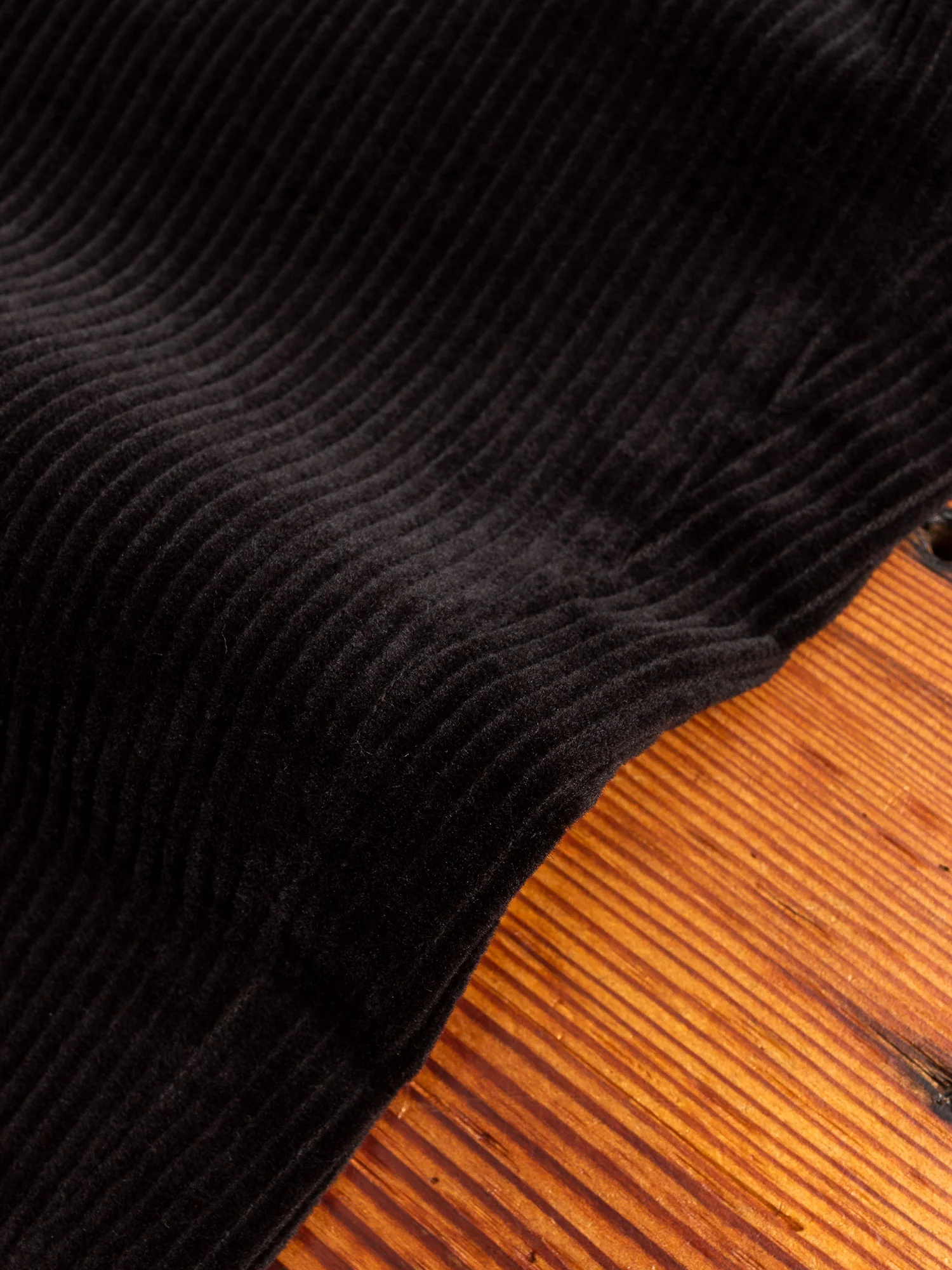Corduroy 9/10 Work Trousers in Black - Image 7