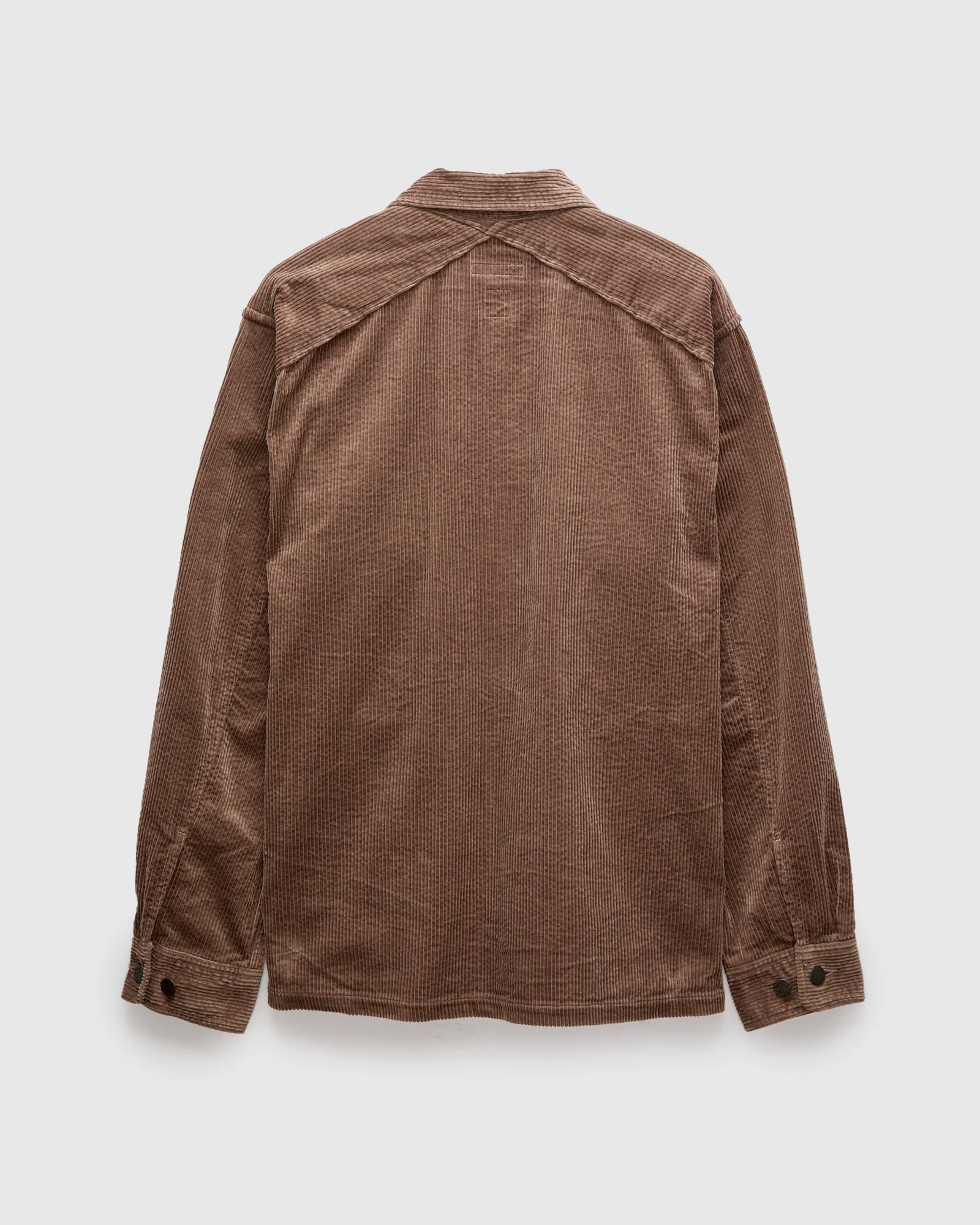 Corduroy CPO Shirt in Taupe - Image 4