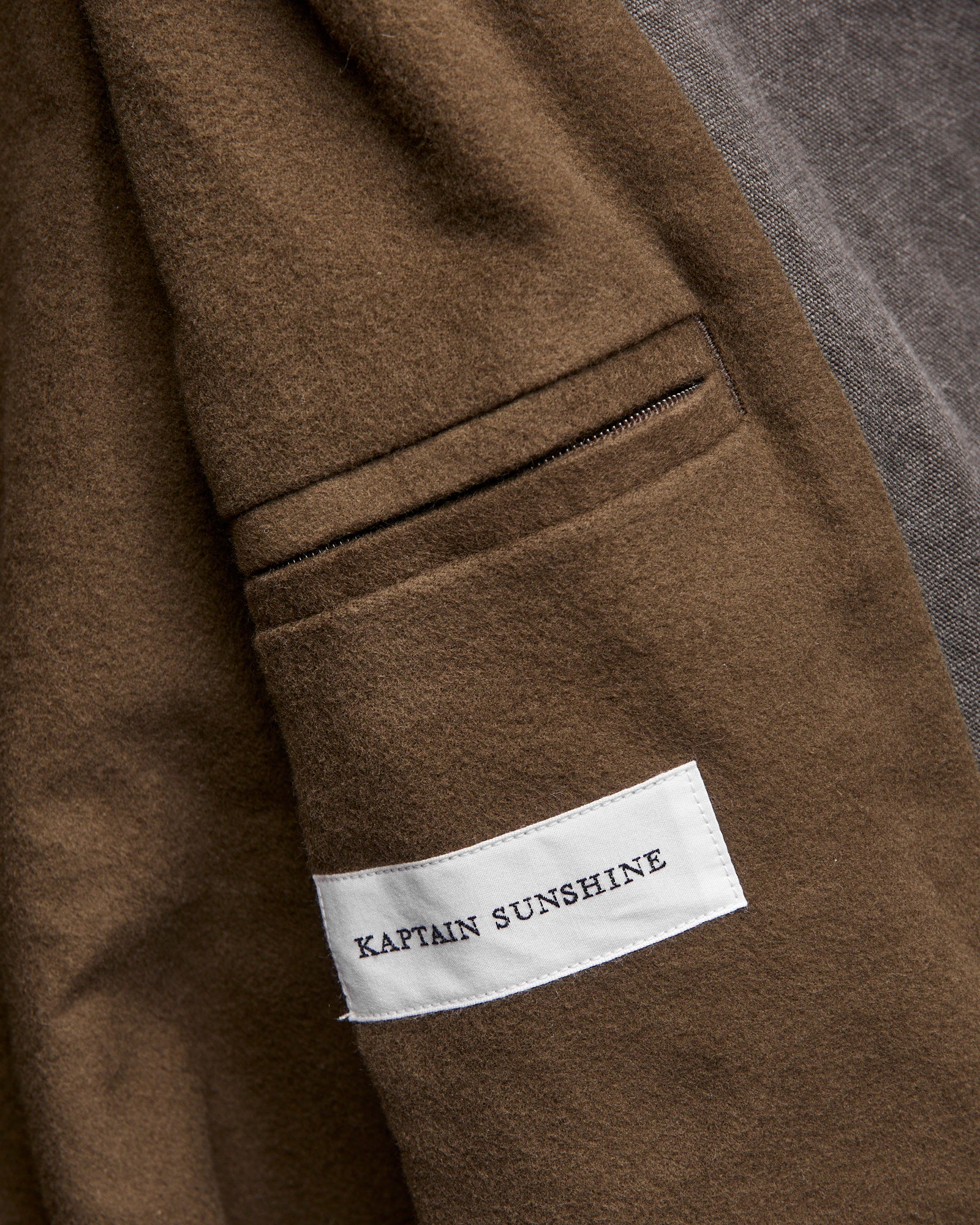 Cotton Hemp Work Coat in Sumi - Image 6