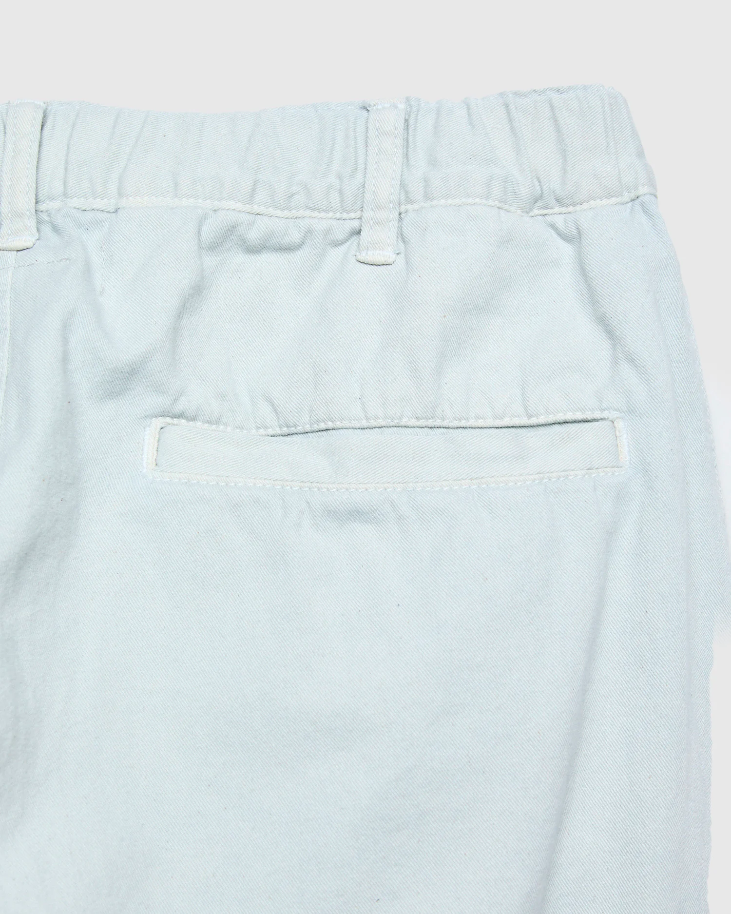 Cotton Twill Easy Pants in Washed Sax - Image 3