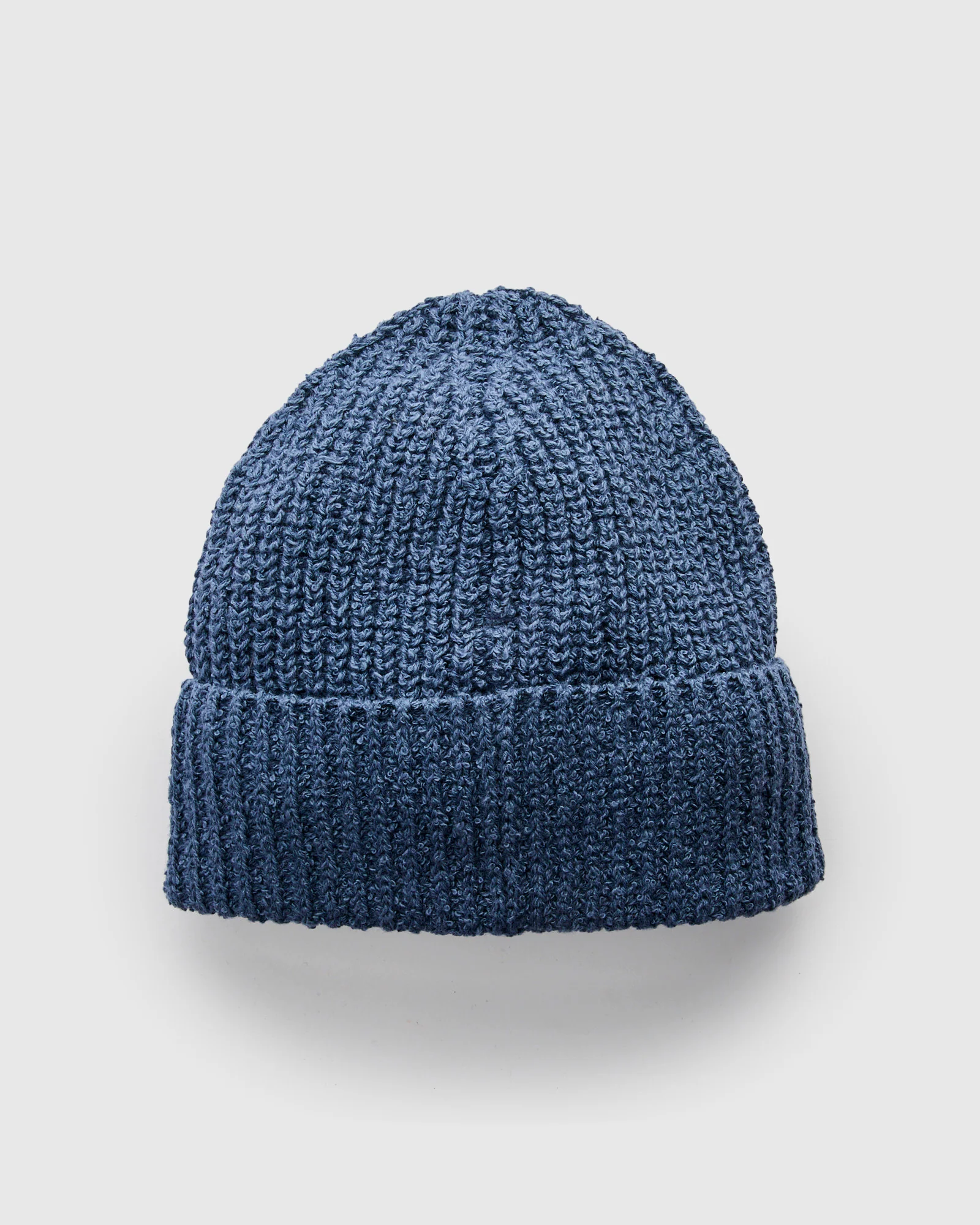 Cotton Watch Cap in Lapis Boucle - Image 3