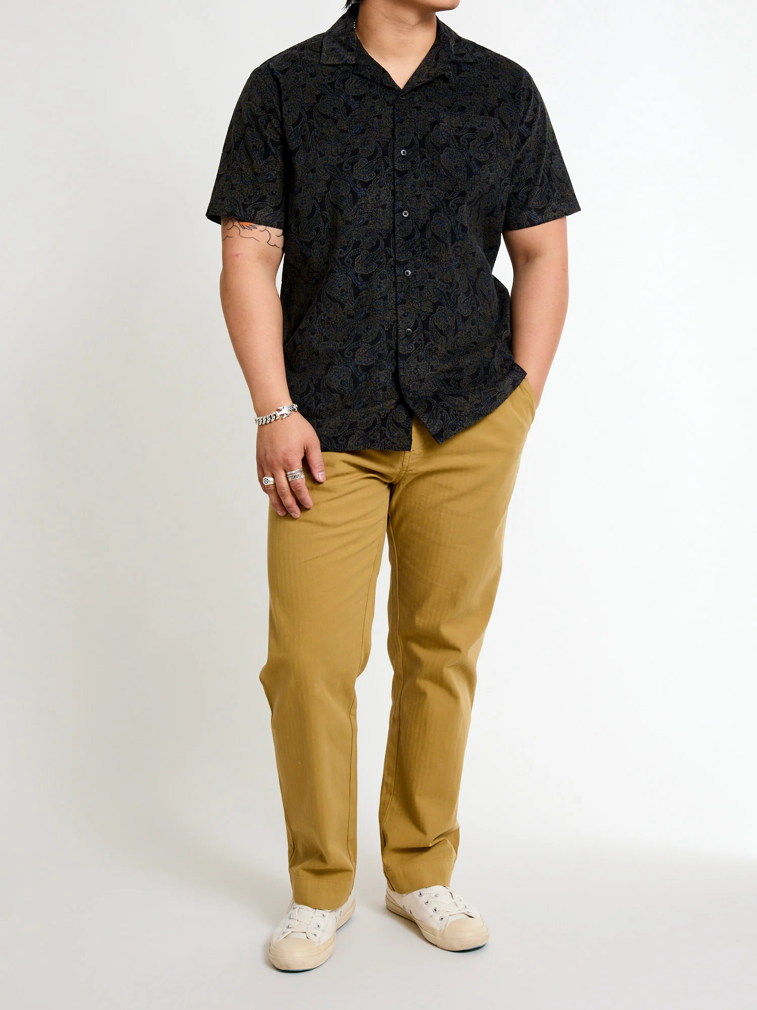 Crammond Shirt in Ink Paisley - Image 10