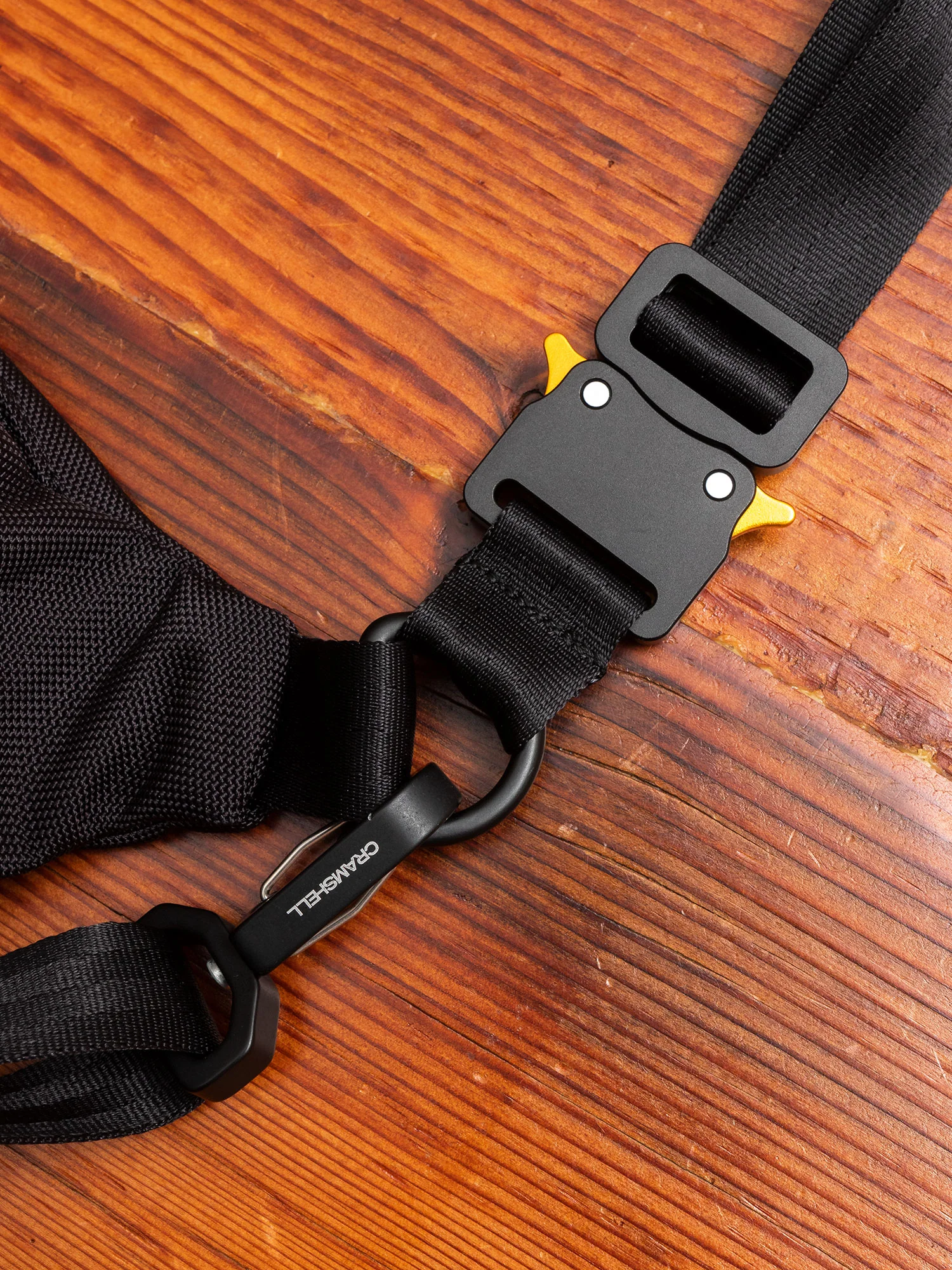 Cramshell Waist Bag in Black - Image 3
