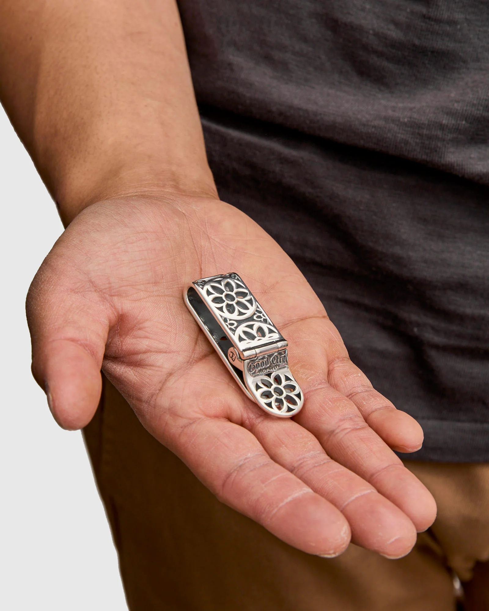 Cream Dream Money Clip in Sterling Silver - Image 6