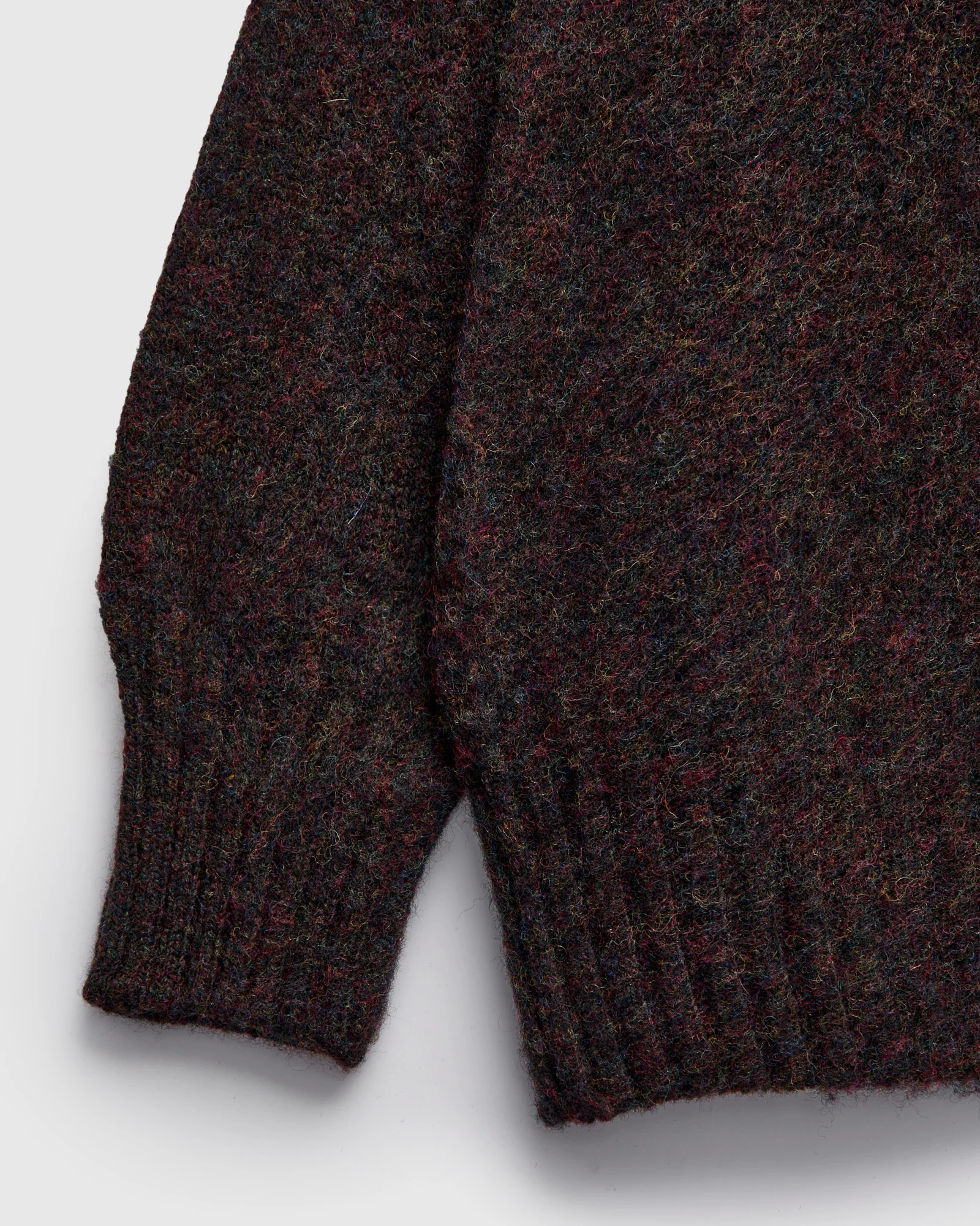 "Creatures of the Howlin' Moon" Wool Knit Cardigan in Wolf - Image 6