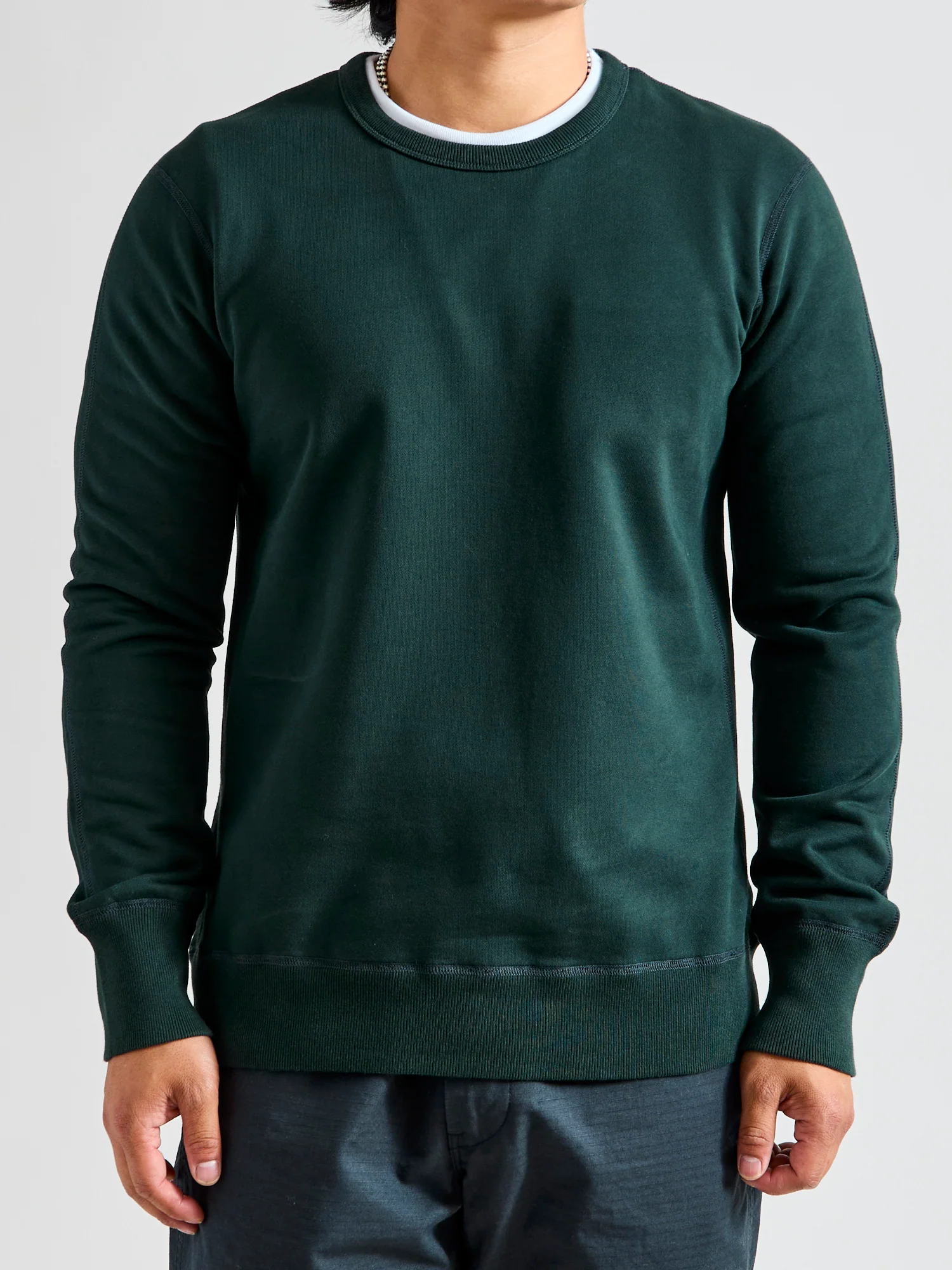 Crewneck Sweater in Petrol - Image 2