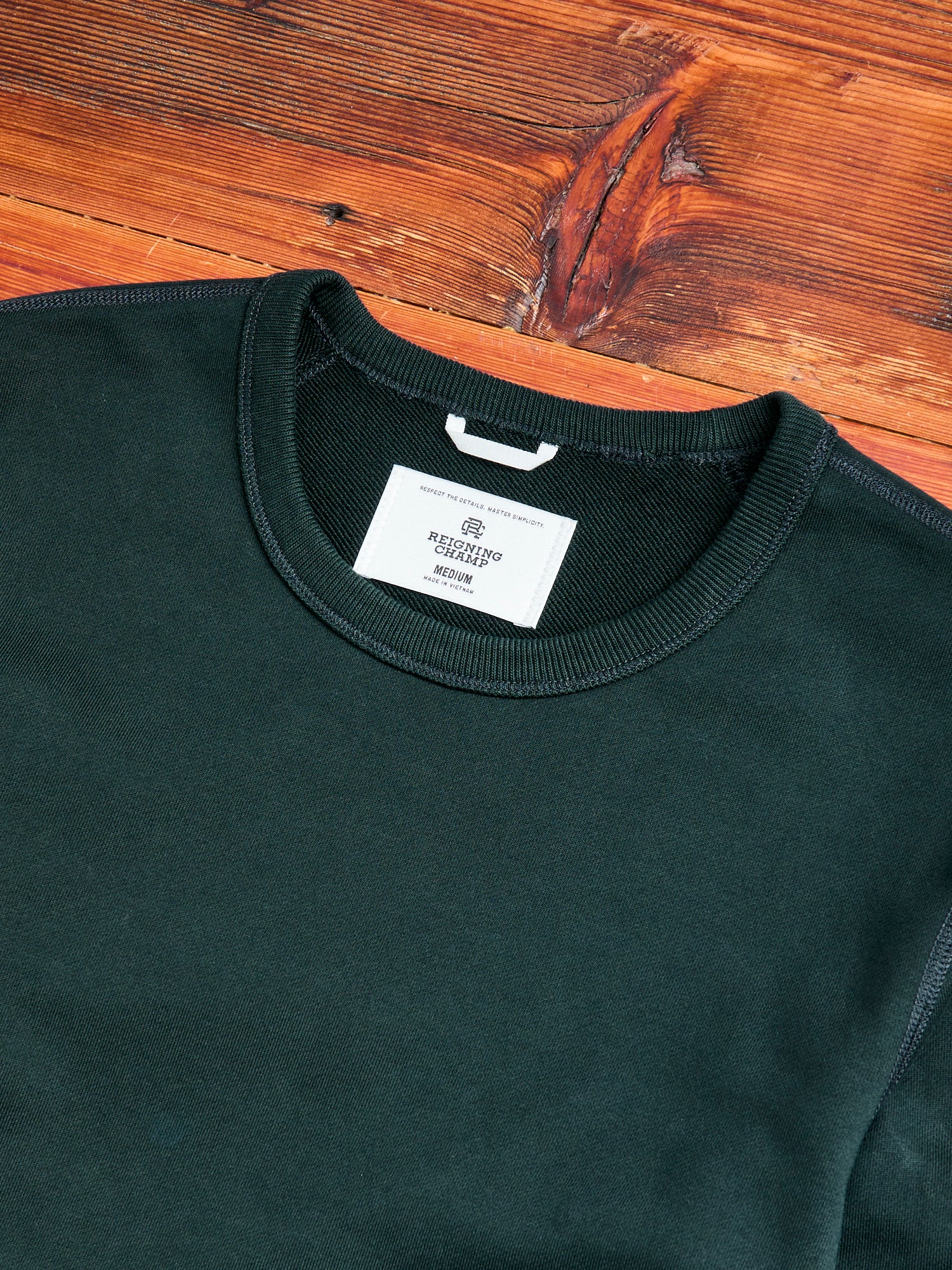 Crewneck Sweater in Petrol - Image 3