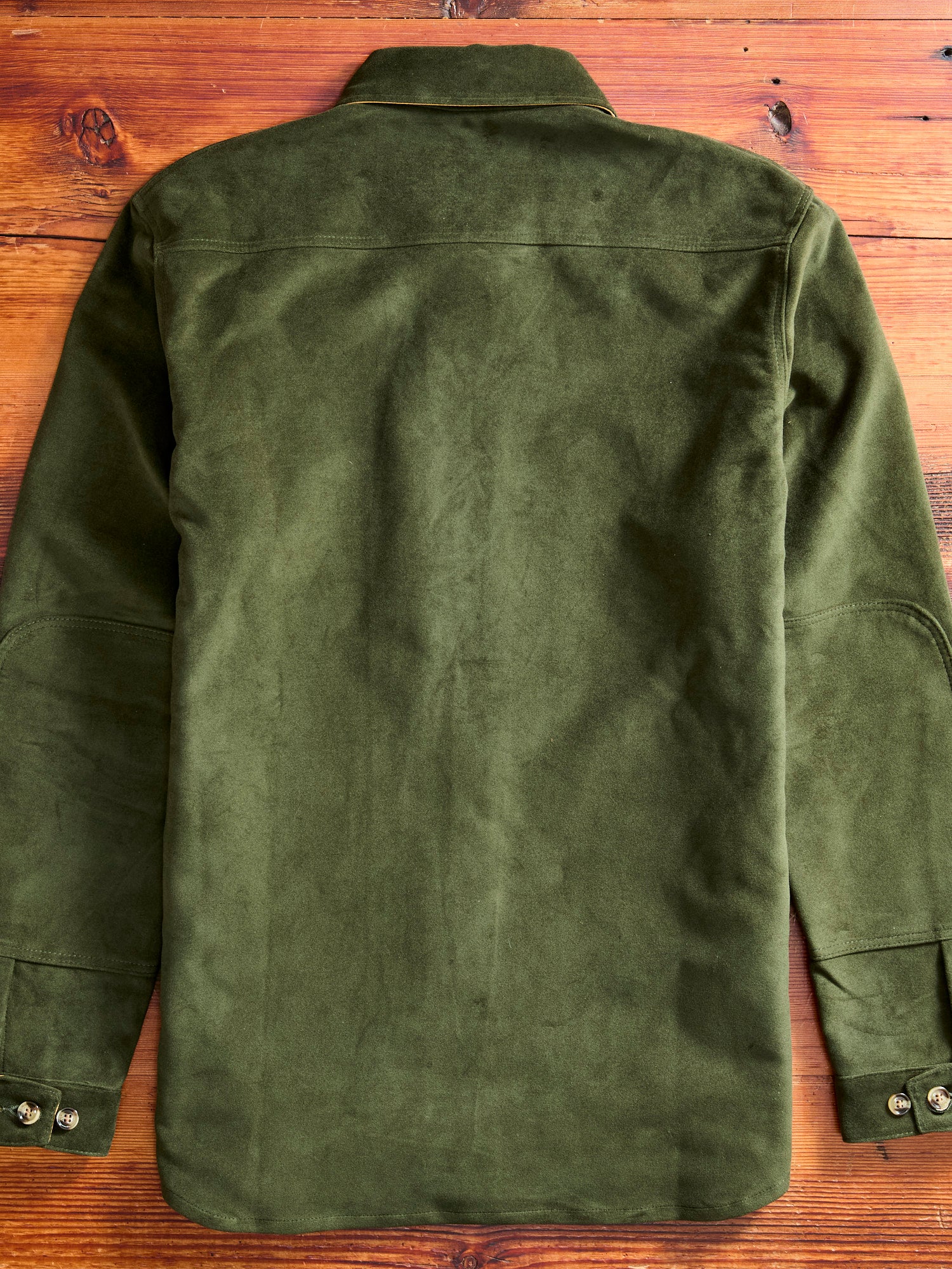 Crissman Overshirt in Loden Moleskin - Image 10