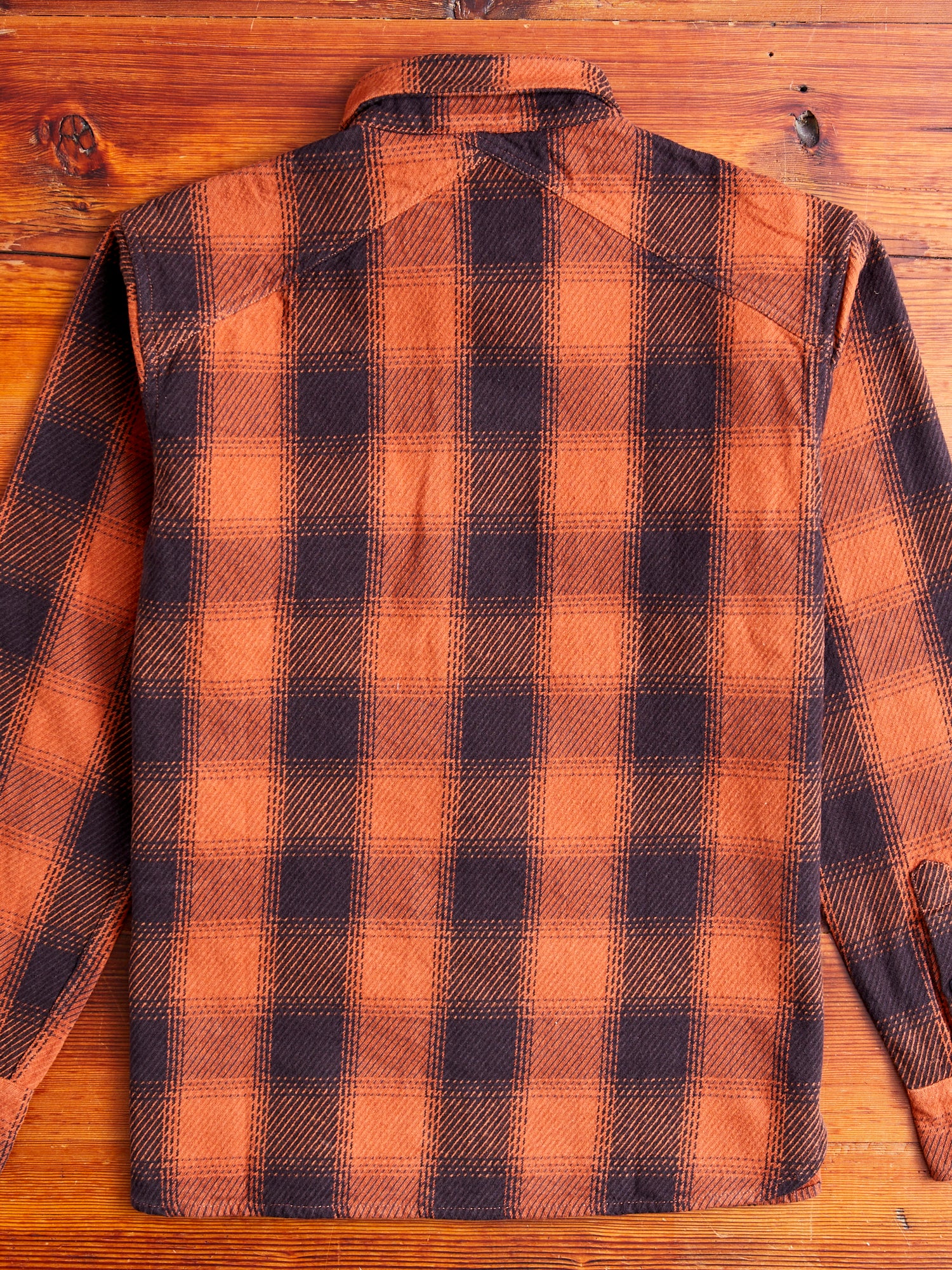 Crosscut Flannel in Rust Twill - Image 8