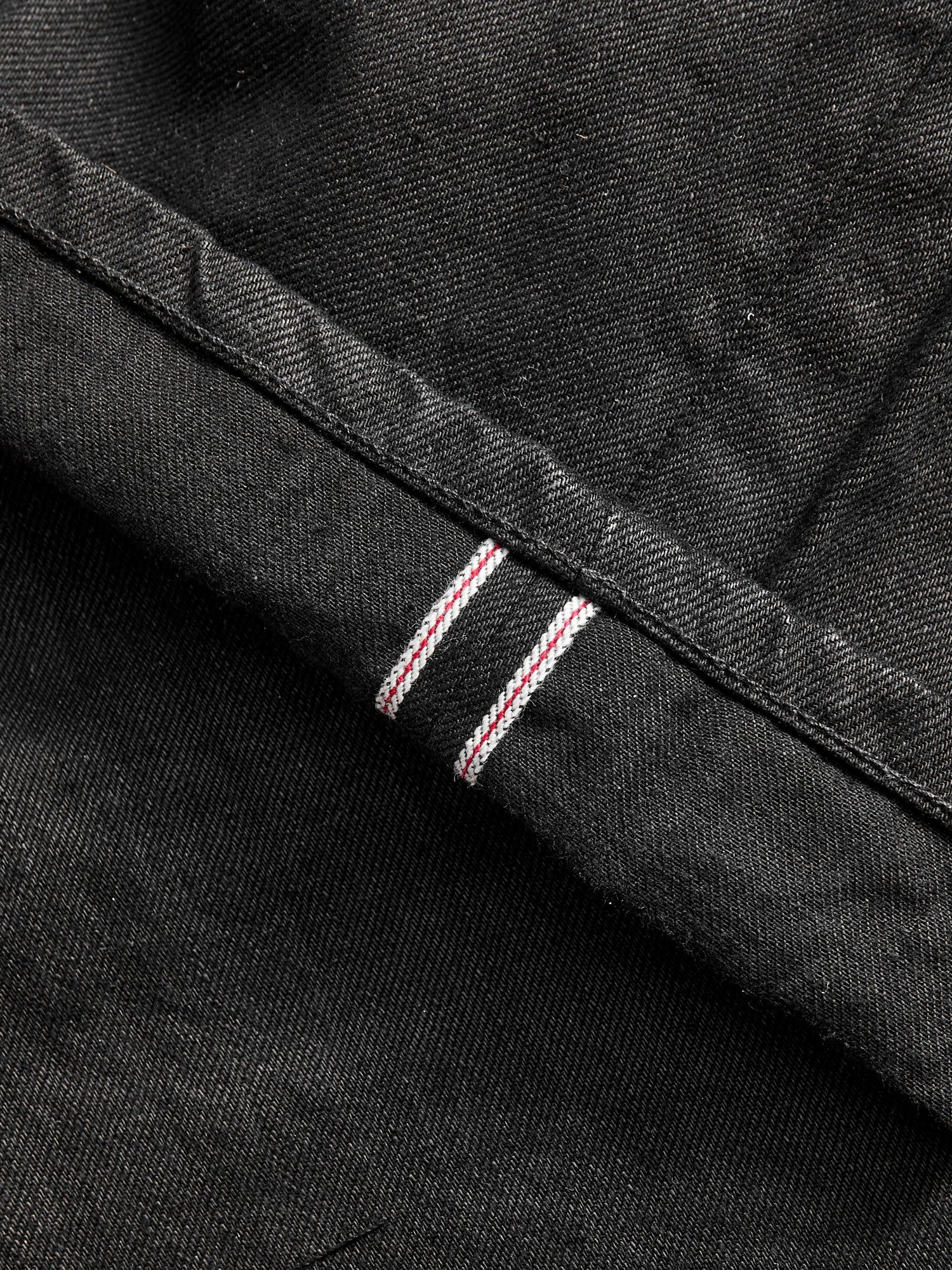 CS-222x 12oz Double Black Selvedge Denim - Classic Straight Fit - Image 10
