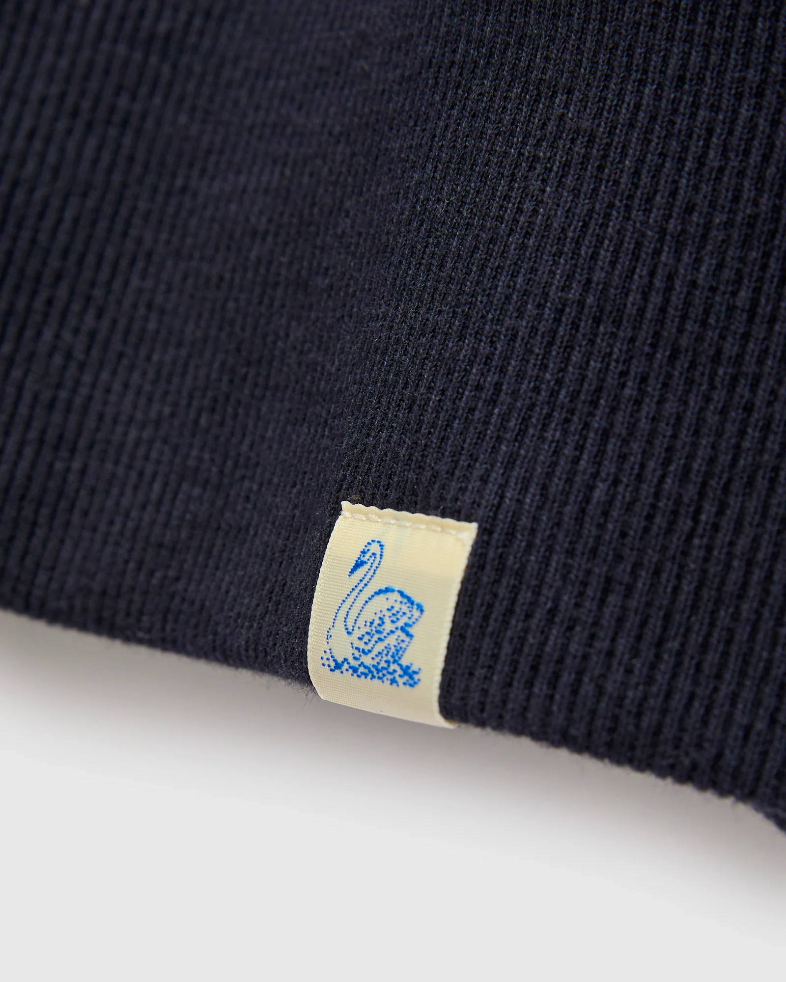 CSW28 "Good Basics" Organic Cotton Crewneck Sweater in Dark Navy - Image 6