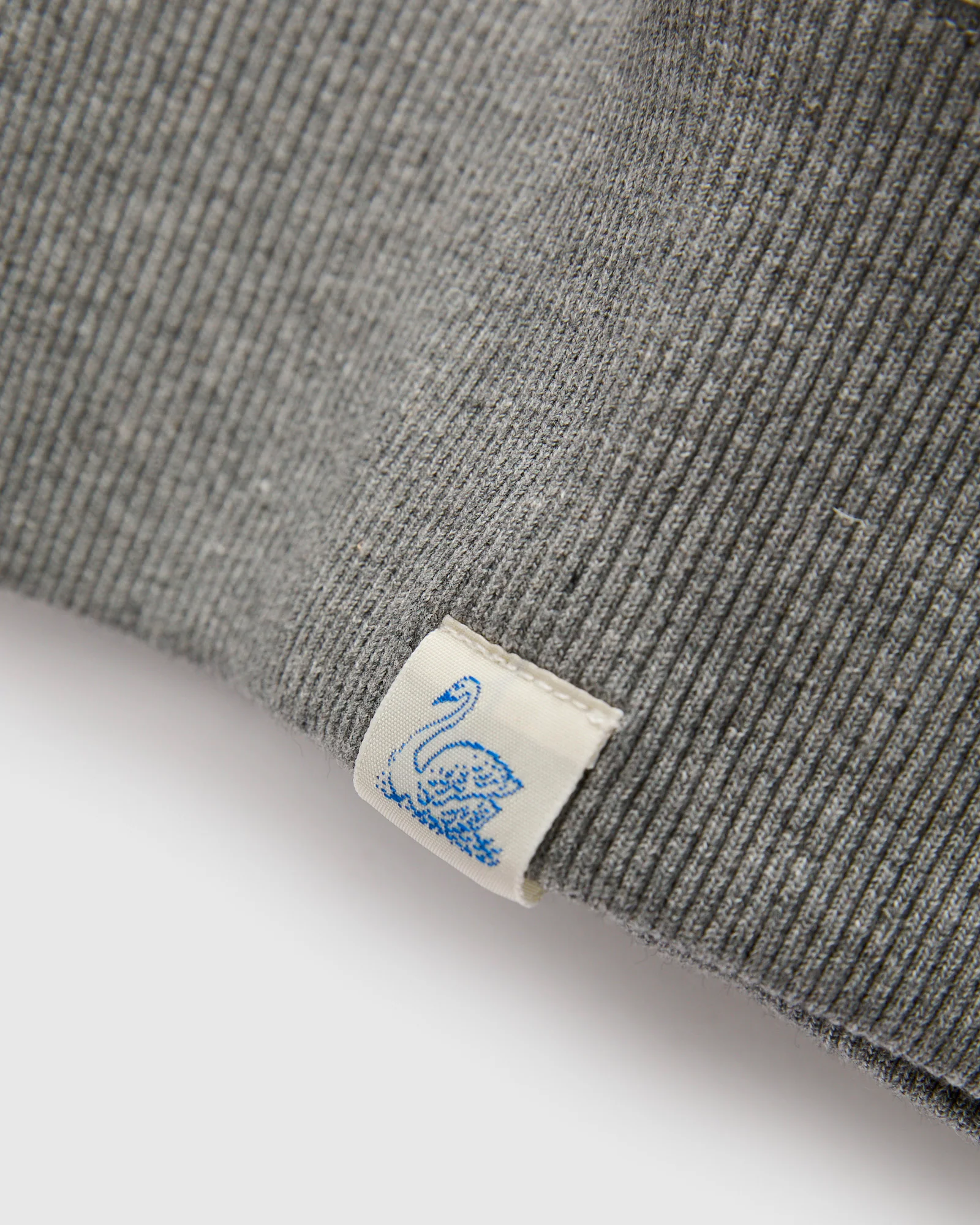 CSW28 "Good Basics" Organic Cotton Crewneck Sweater in Grey Melange - Image 6