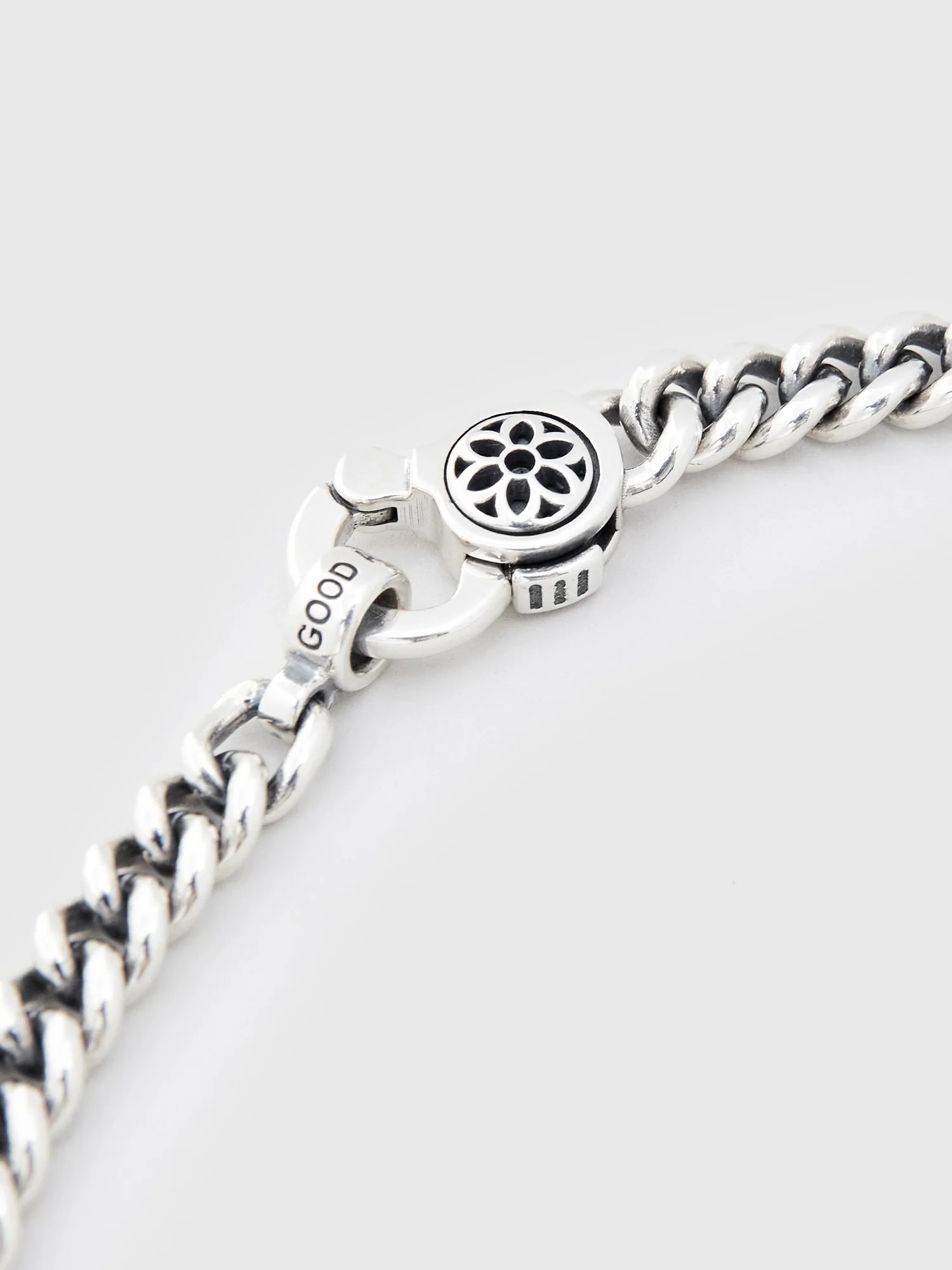 Curb Chain Necklace Size A in Sterling Silver - Image 4