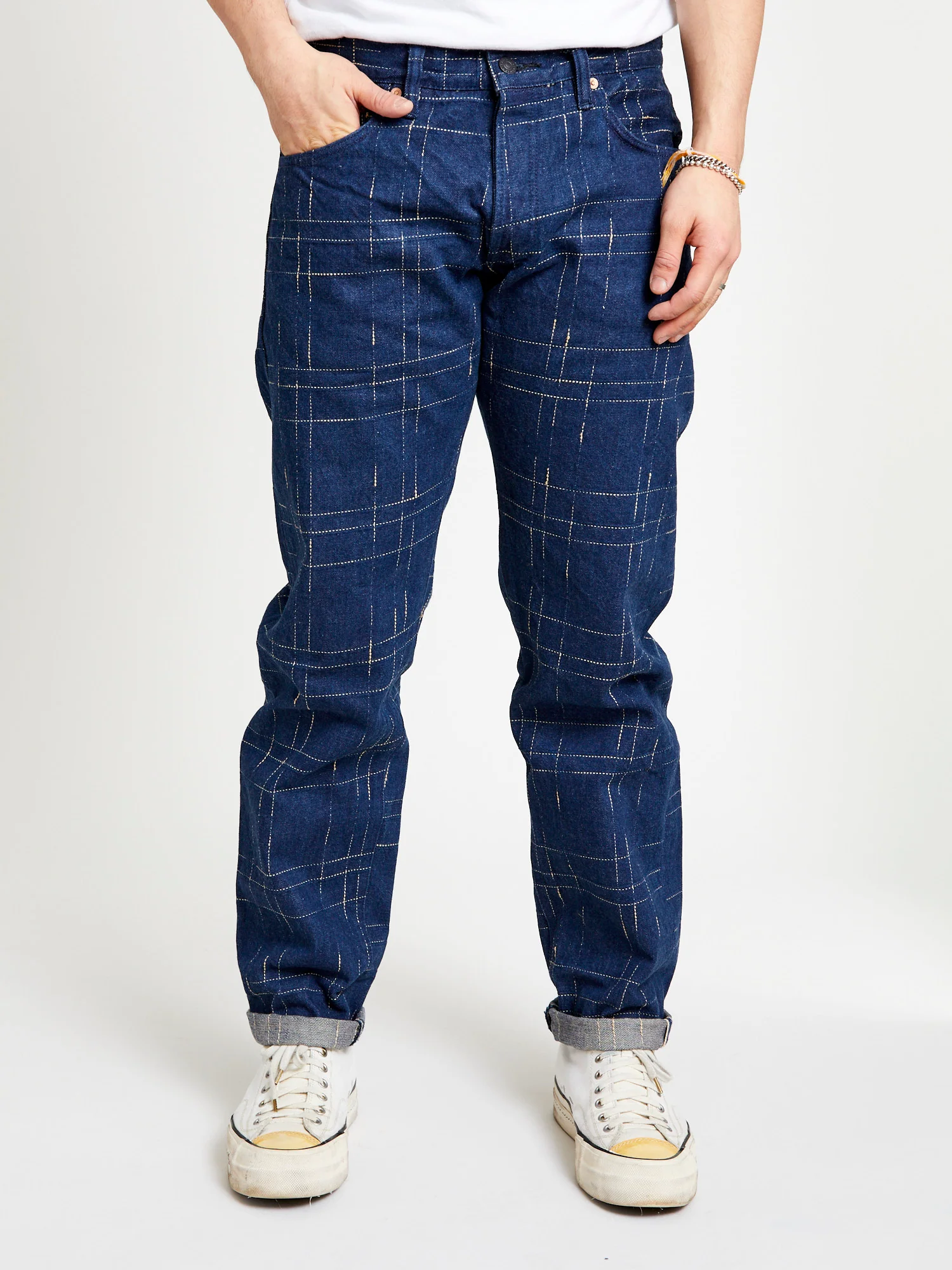 "Midare Kasuri" 14oz Selvedge Denim - Relaxed Tapered Fit - Image 2