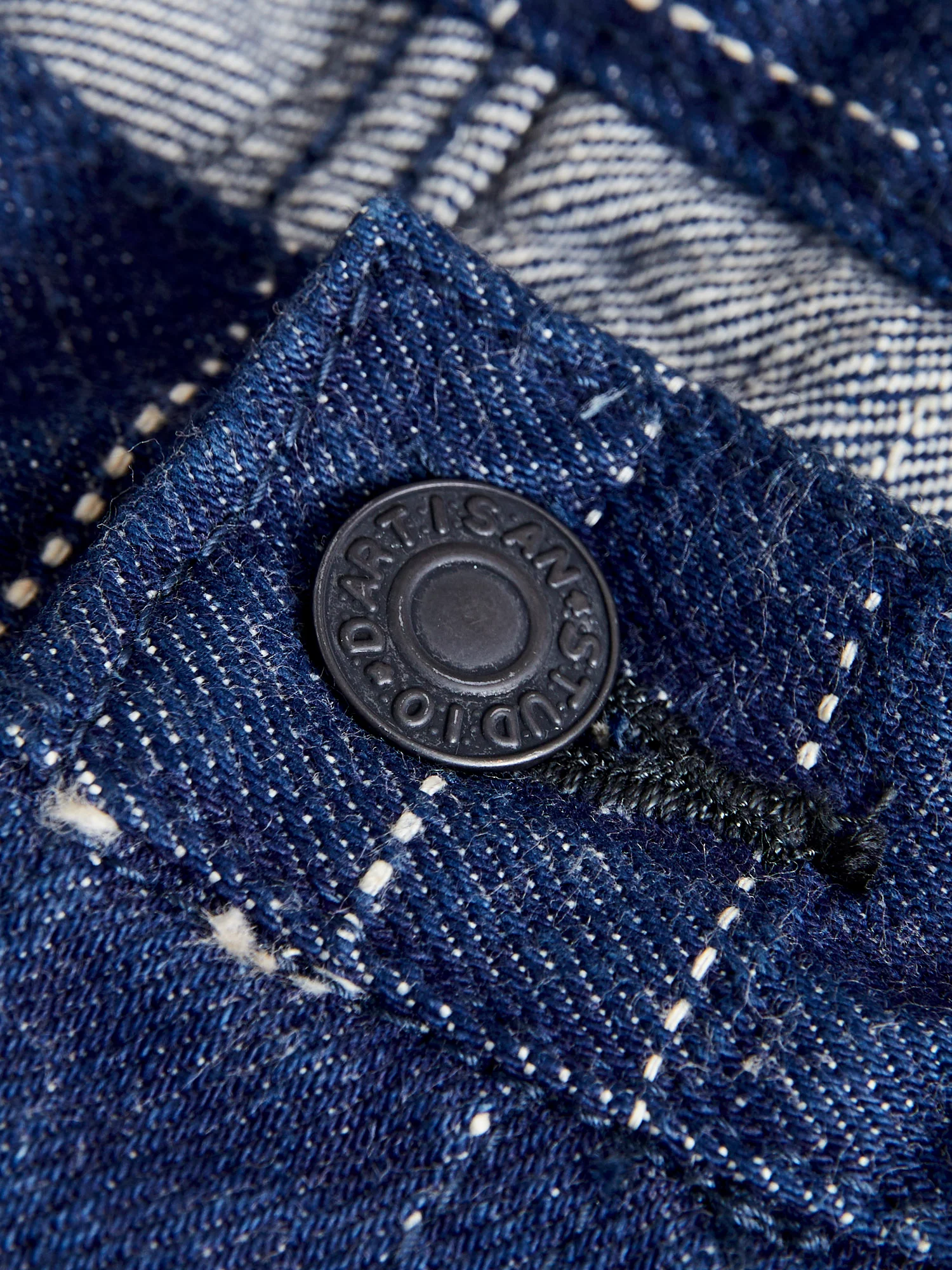 "Midare Kasuri" 14oz Selvedge Denim - Relaxed Tapered Fit - Image 7