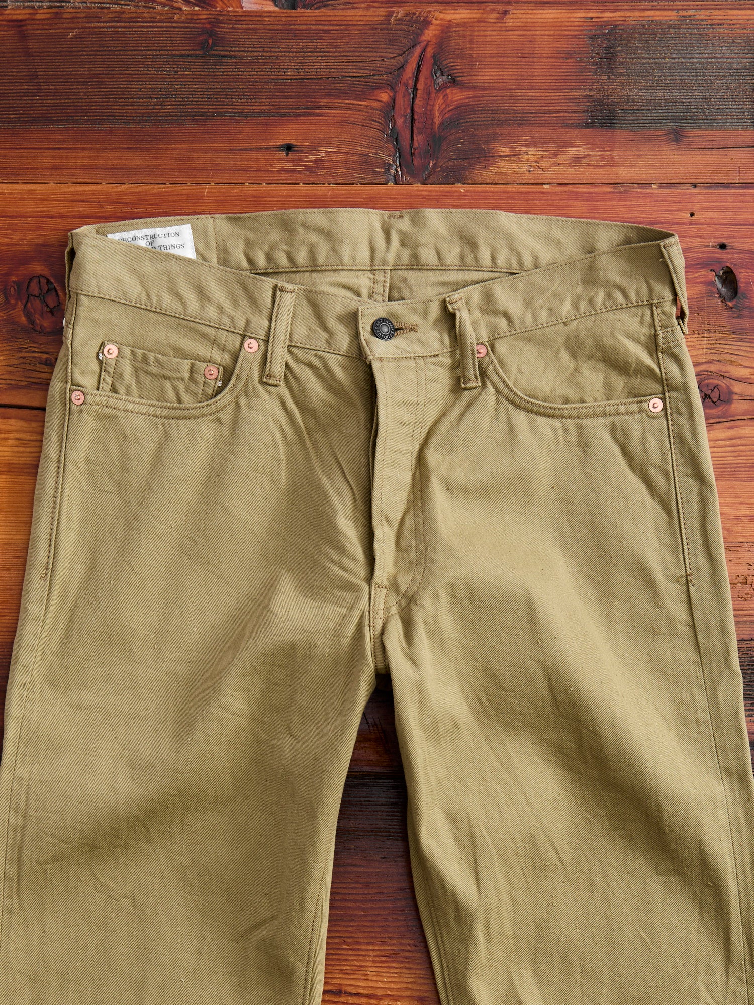 D1888S "Fallen Cotton" 13oz Selvedge Denim - Regular Tapered Fit - Image 6
