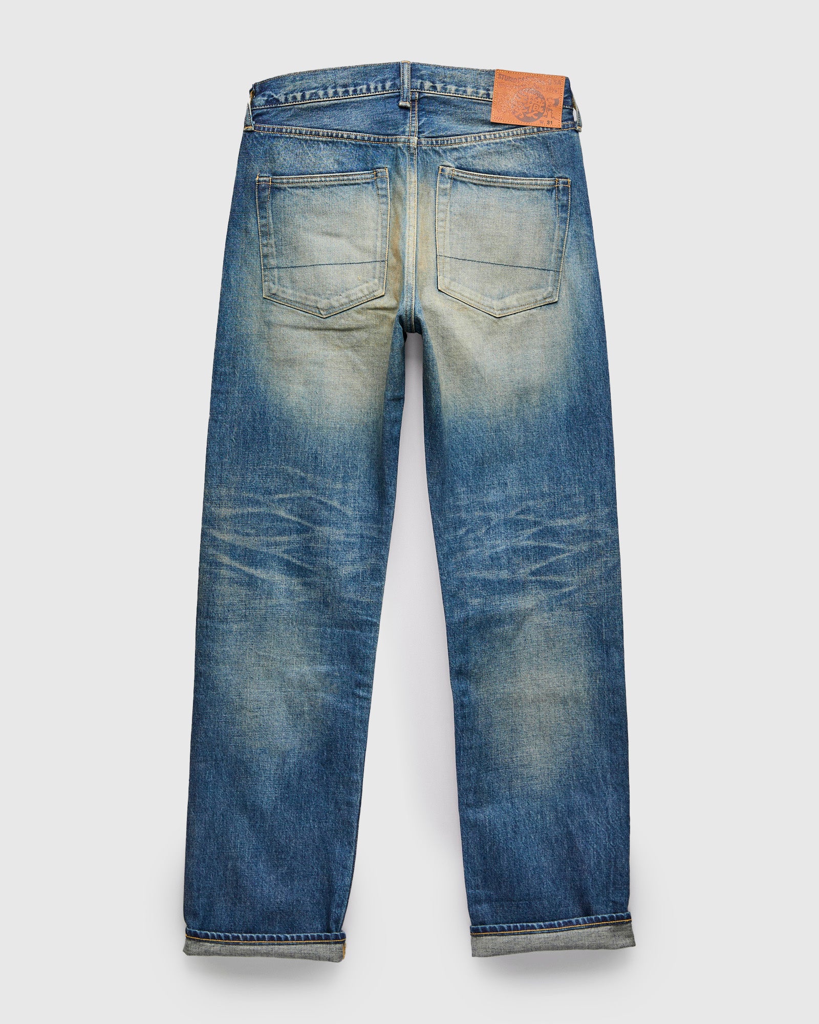 D1891US 13oz Washed Selvedge Denim - Regular Straight Fit - Image 2